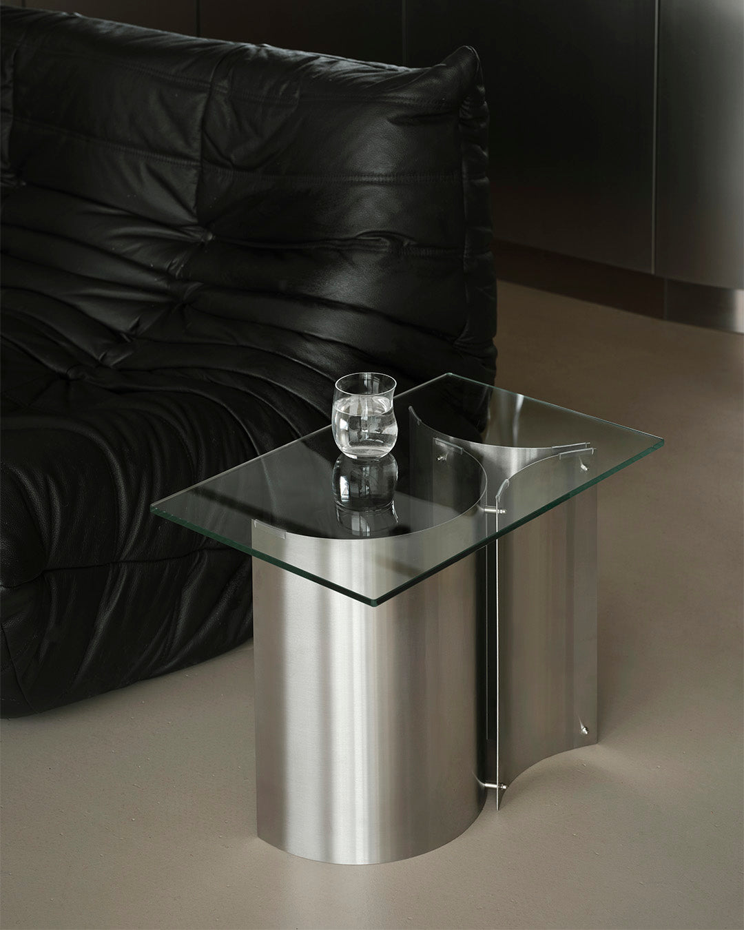 Curated Beistelltisch Gebürstet 