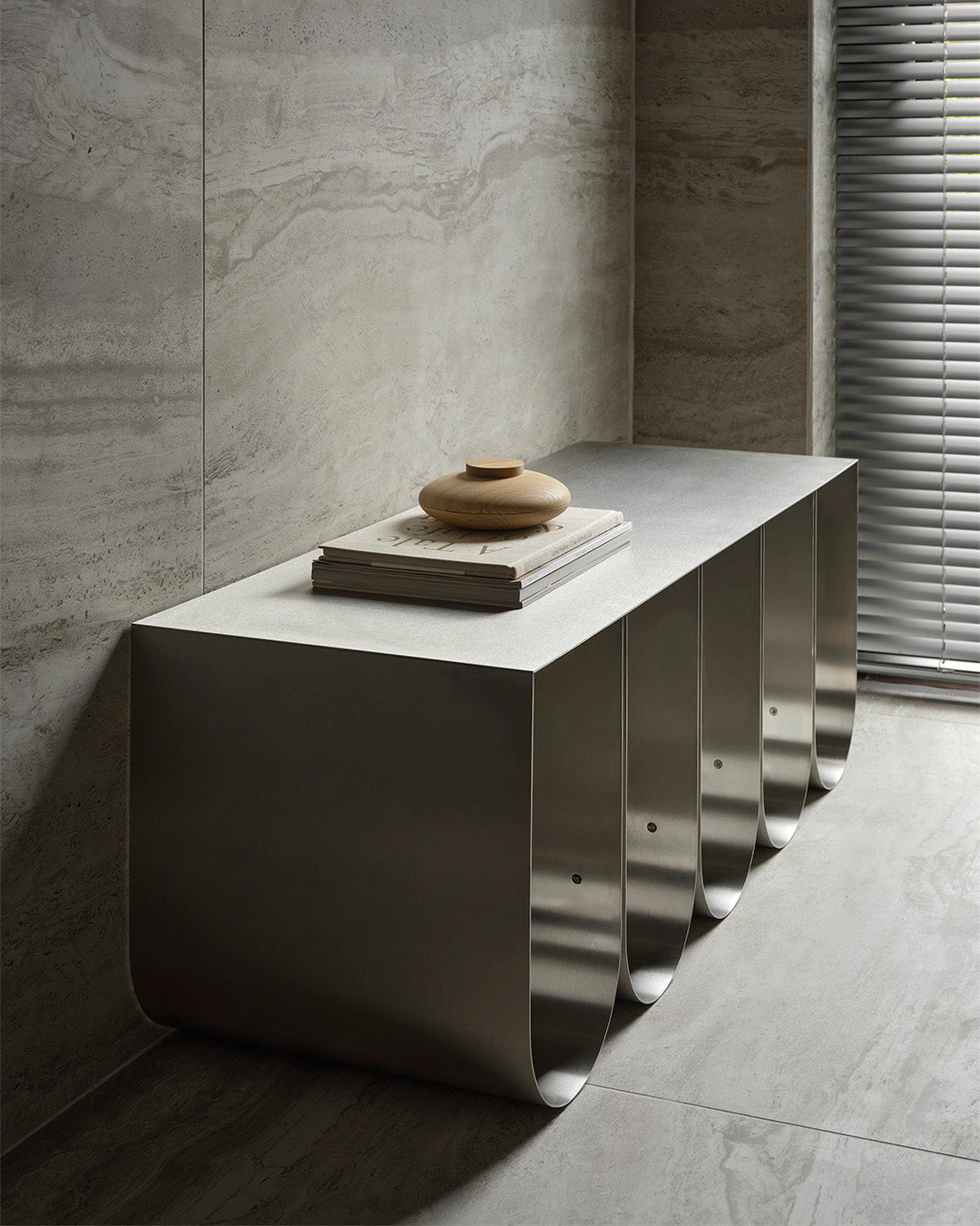 Curved Bench Brushed