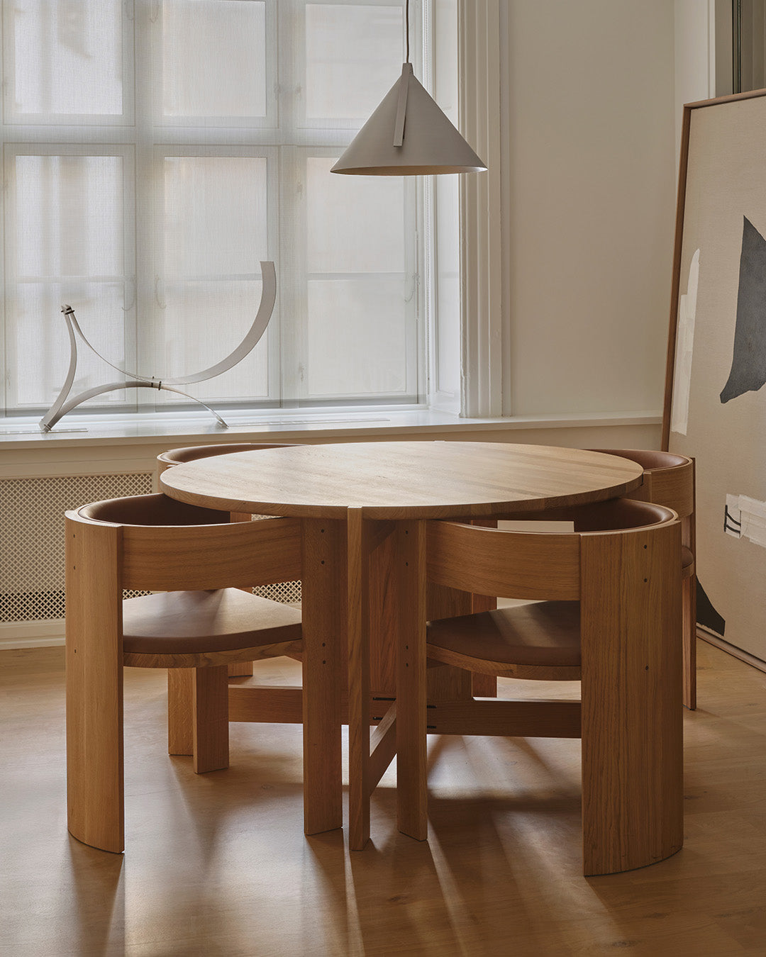 Collector Esszimmerstuhl – Warm Oak/Cognac 