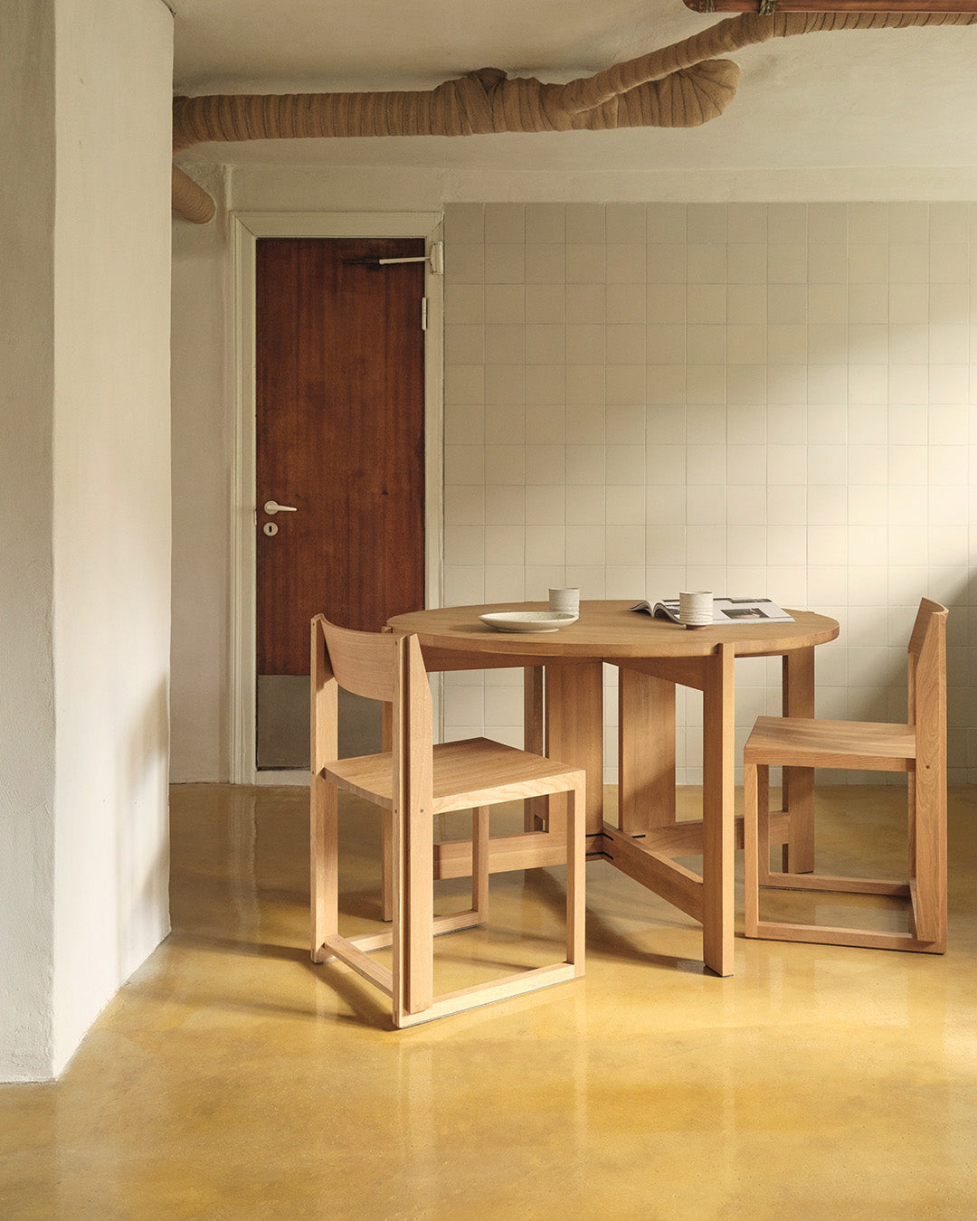 Collector Dining Table – Warm Oak