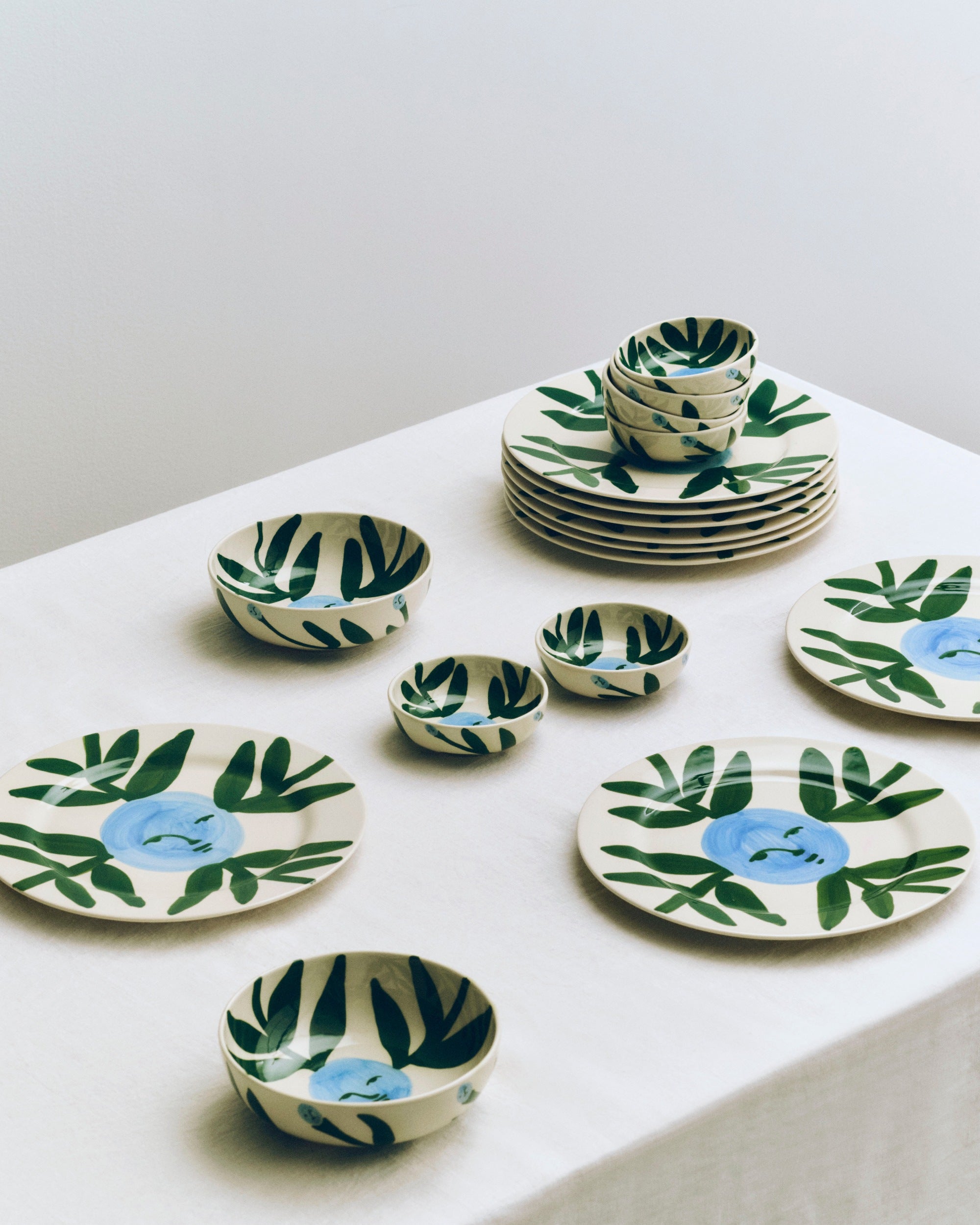 La Pittura Plate Ø28,5cm - Moon Face Vine