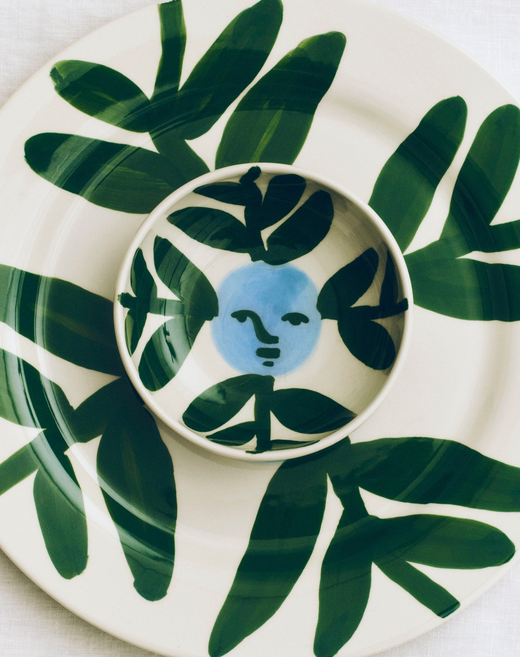 La Pittura Schüssel Ø18cm - Moon Face Vine