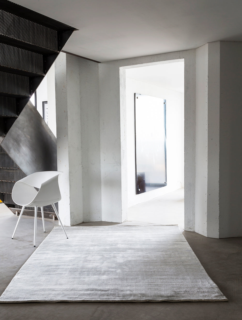 Light Grey - Bamboo Rug
