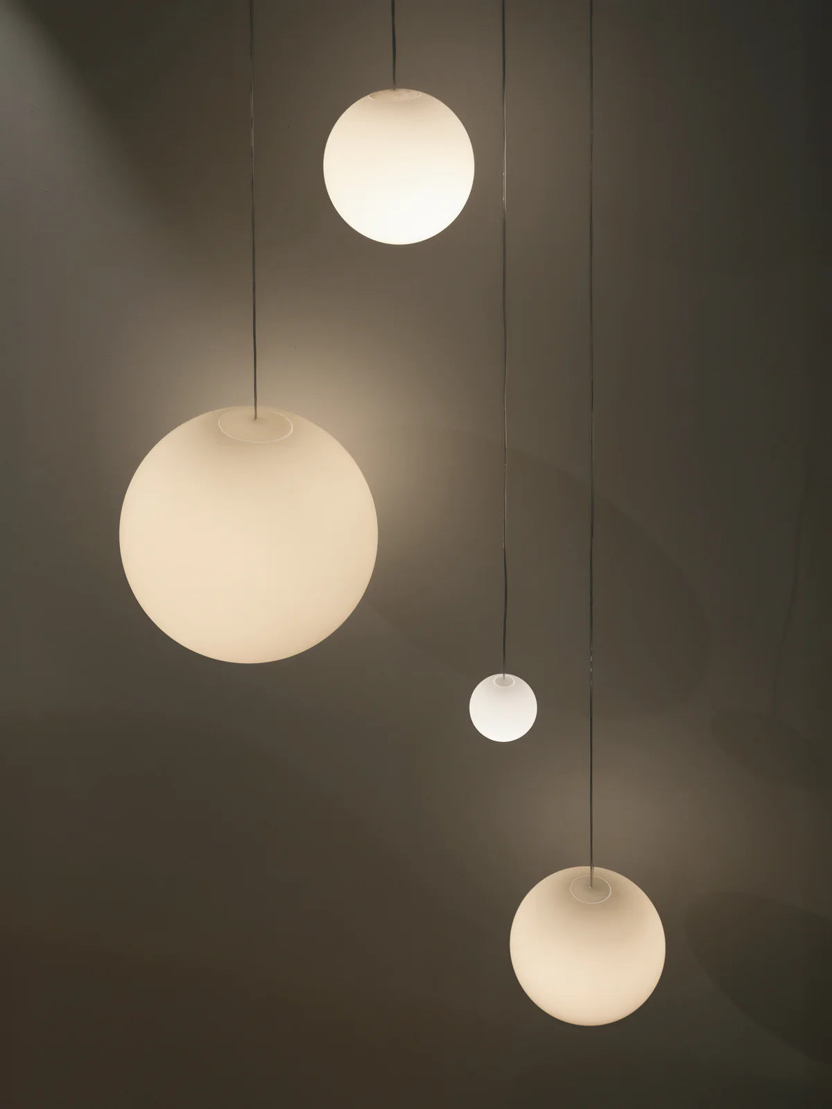 Luna Glas Pendelleuchte
