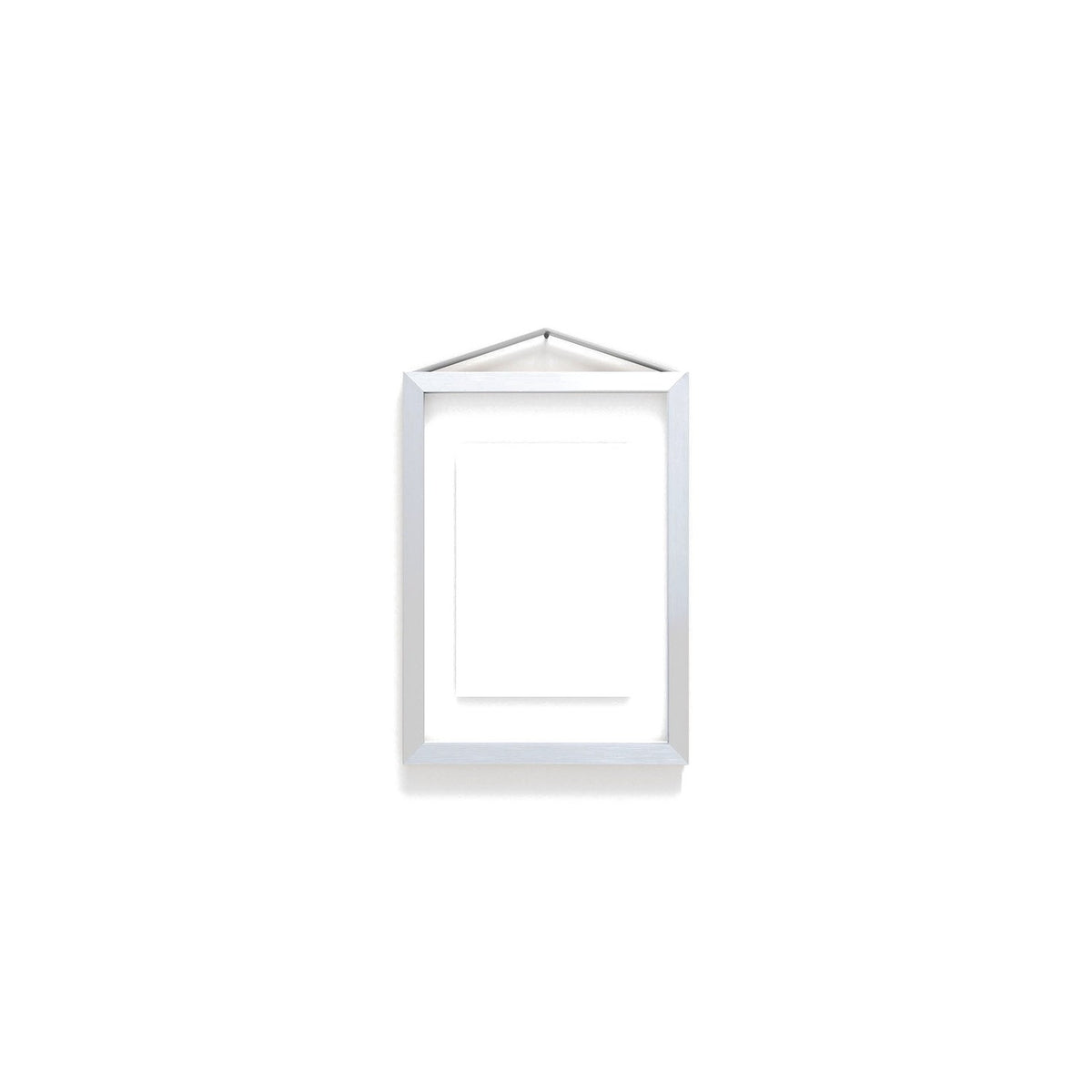 Frame - 14.8 × 21 cm (A5), Brushed Aluminium - Picture Frame - MOEBE