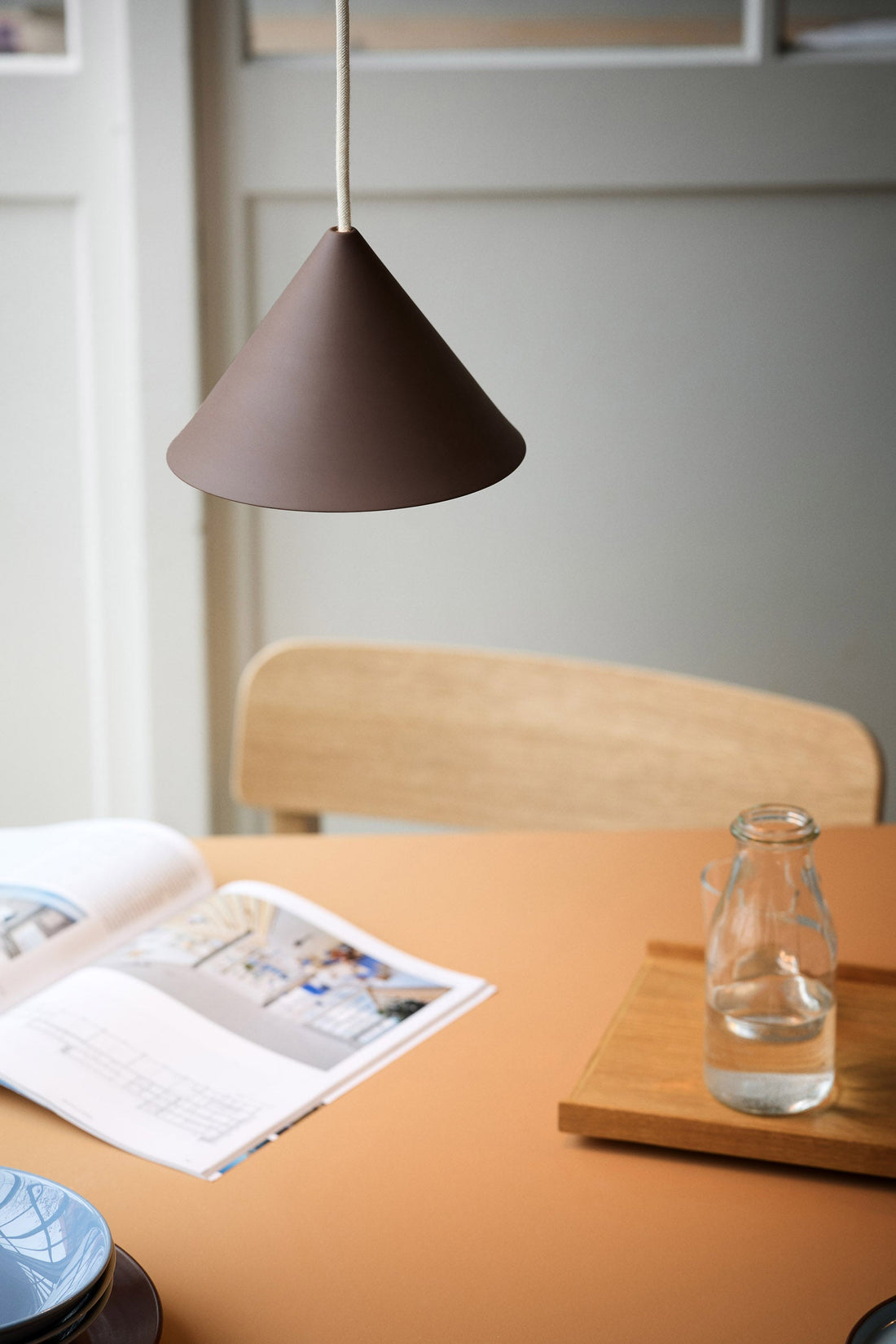 Ceramic Cone Pendant Lamp