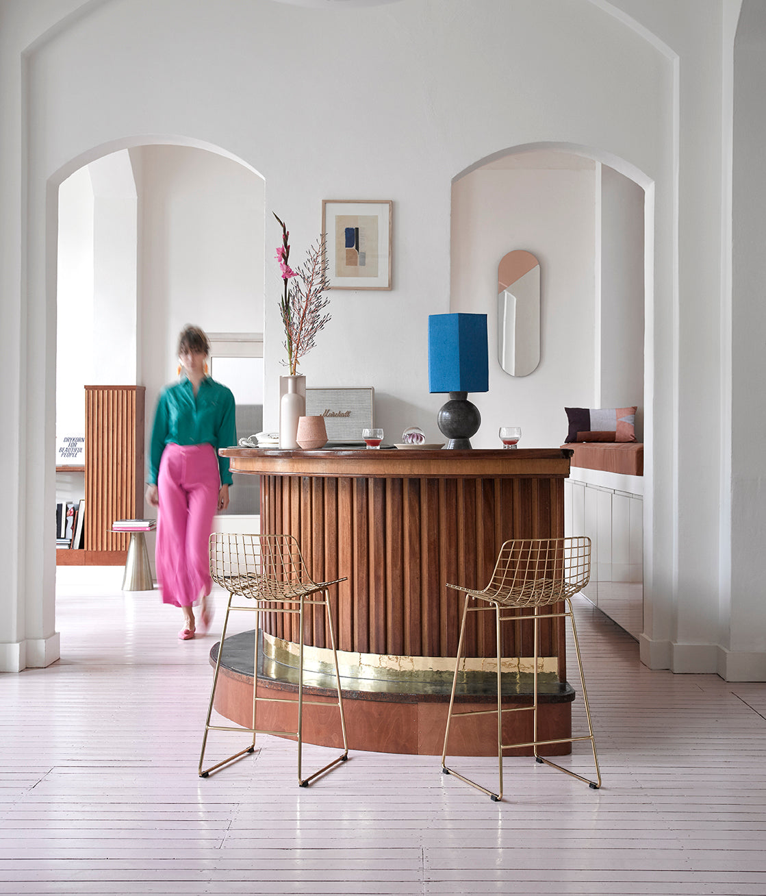 Metal Wire Barhocker – HKLIVING – Ansicht 13