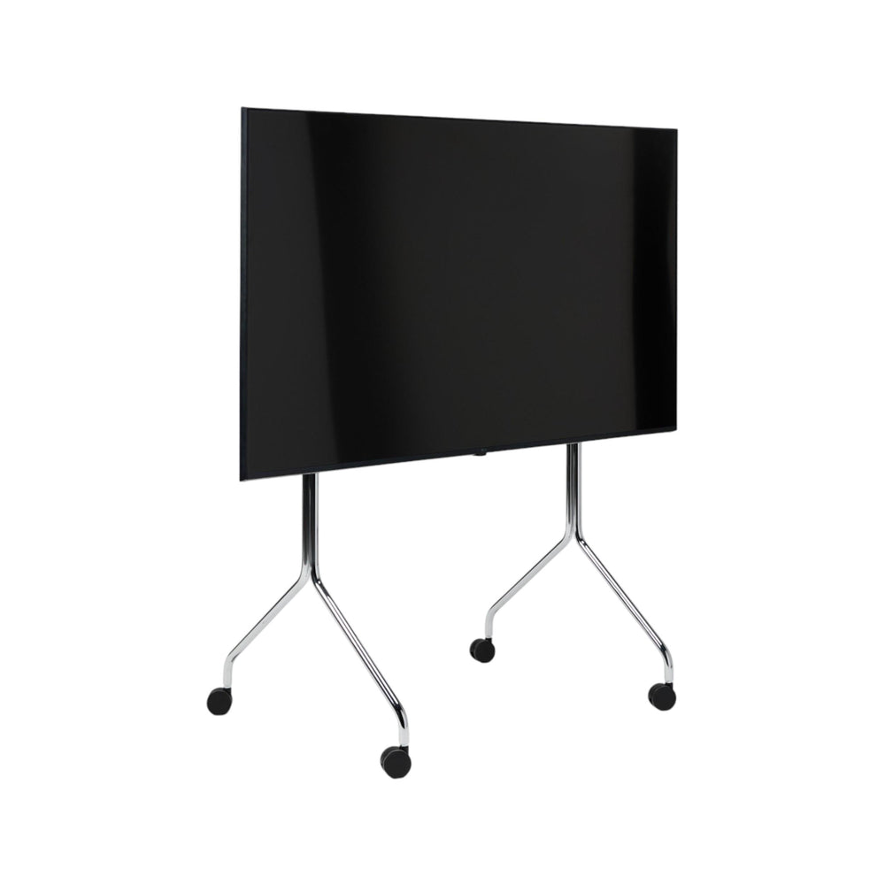 Moon Tall TV-Stand - Chrome