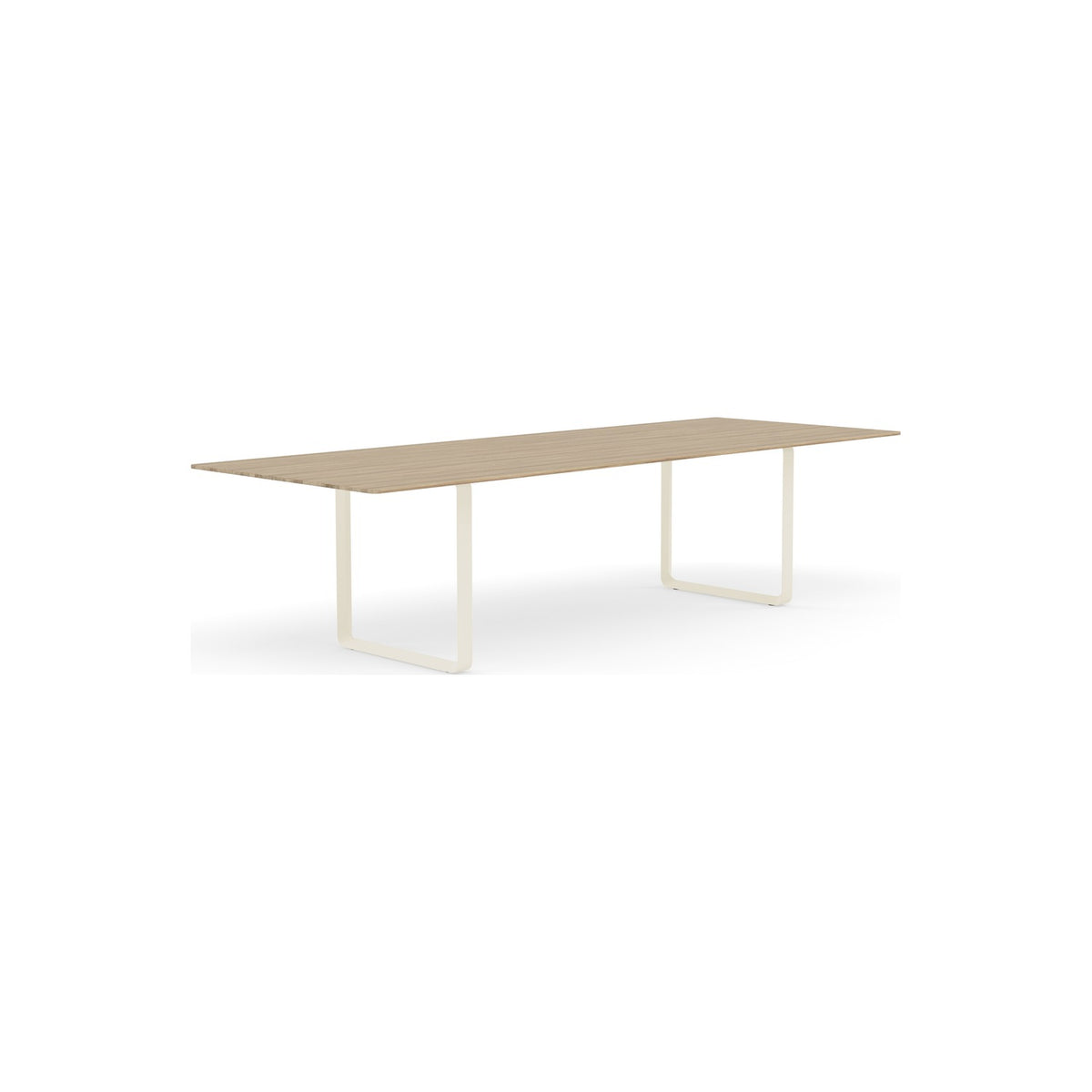 70/70 Table - 295 × 108 cm, Solid Oak, Sand - Dining Tables - Muuto