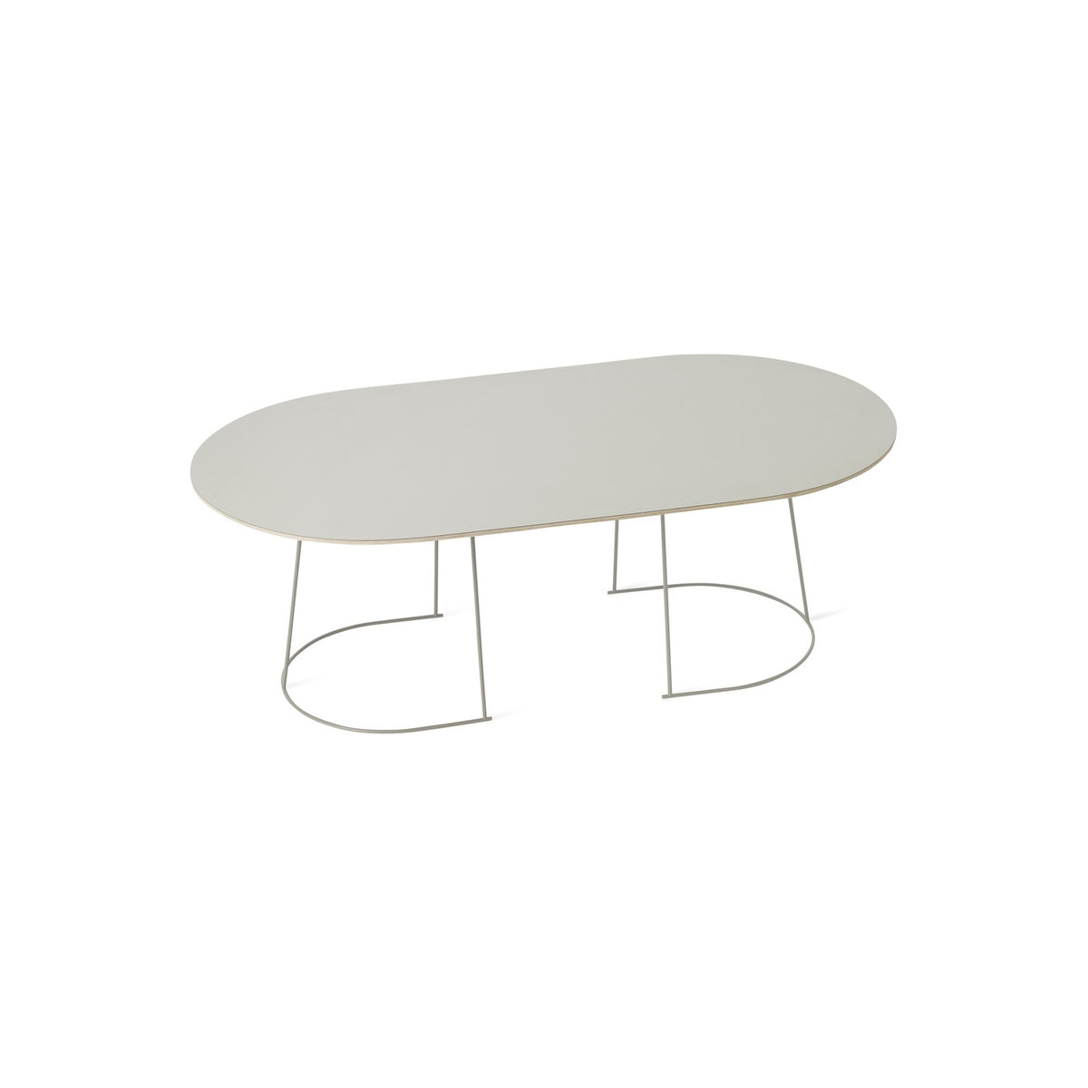 Airy Coffee Table - Large, Grey Nanolaminate / Grey - Coffee & Side Tables - Muuto