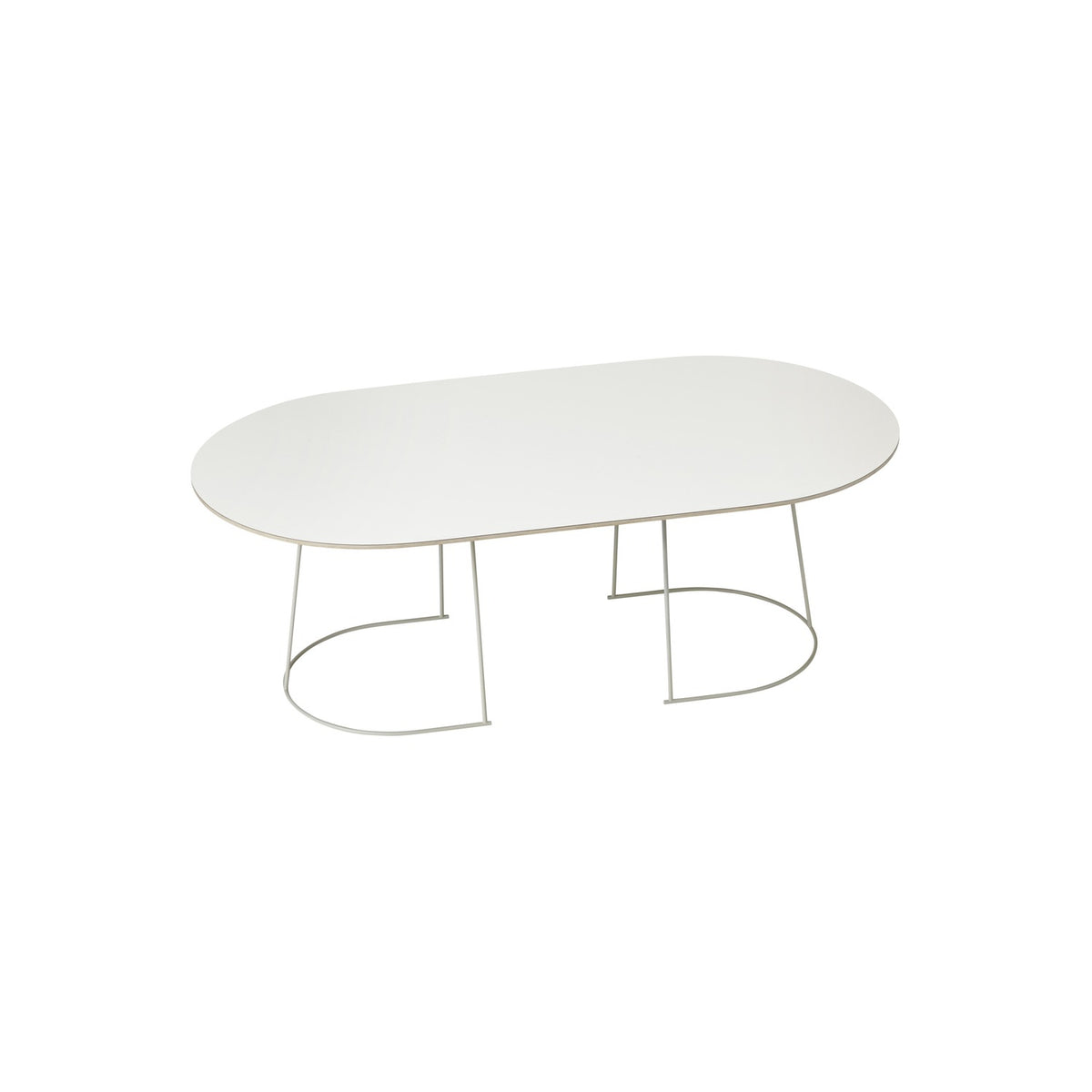 Airy Coffee Table - Large, Off-White Nanolaminate / Off-White - Coffee & Side Tables - Muuto