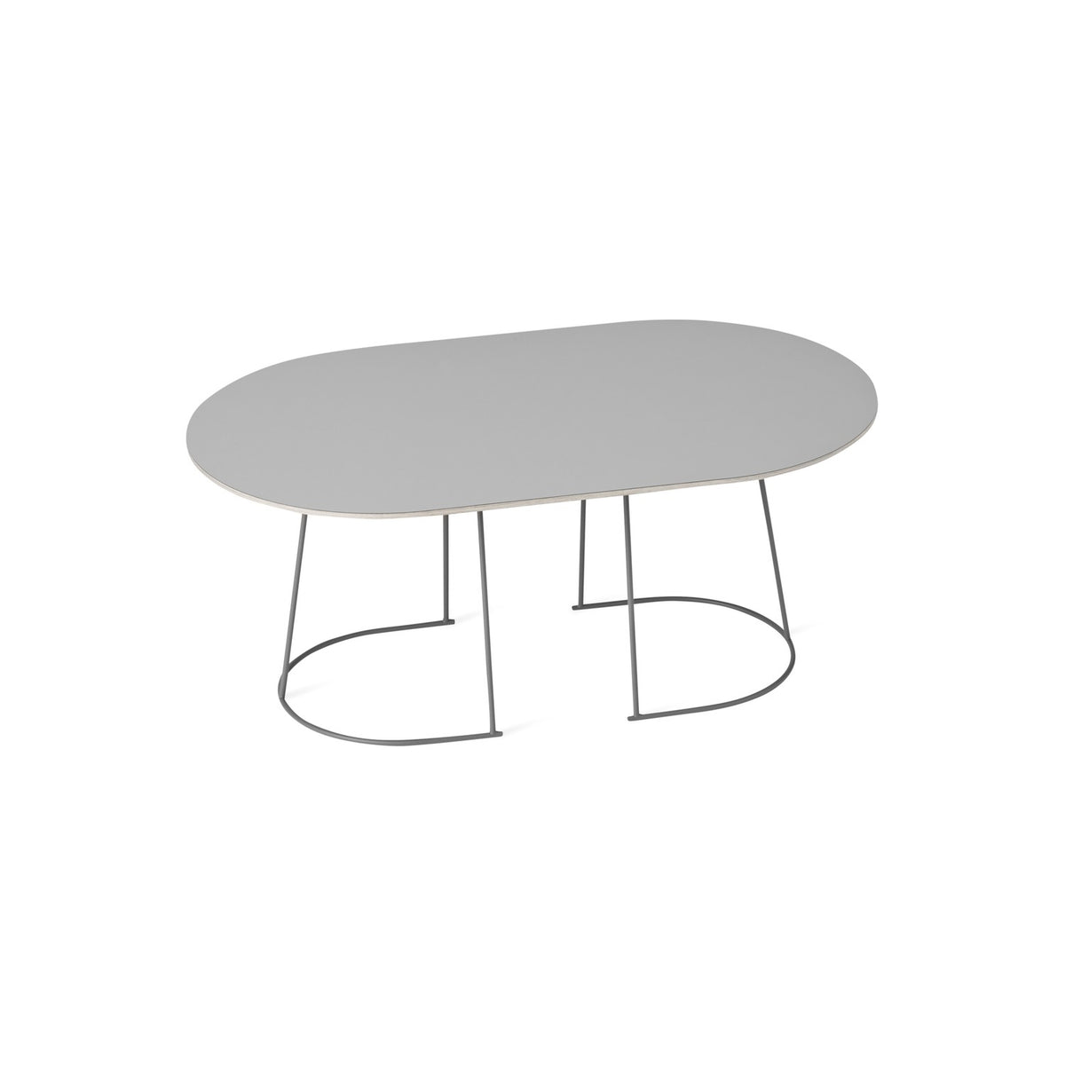 Airy Coffee Table - Medium, Grey Nanolaminate / Grey - Coffee & Side Tables - Muuto