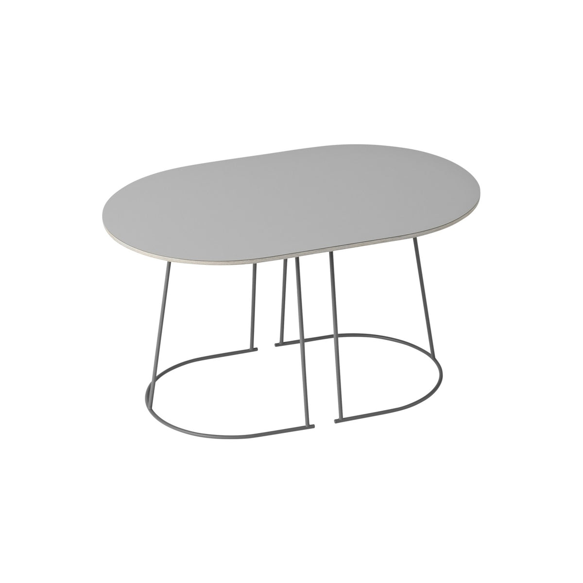 Airy Coffee Table - Small, Grey Nanolaminate / Grey - Coffee & Side Tables - Muuto