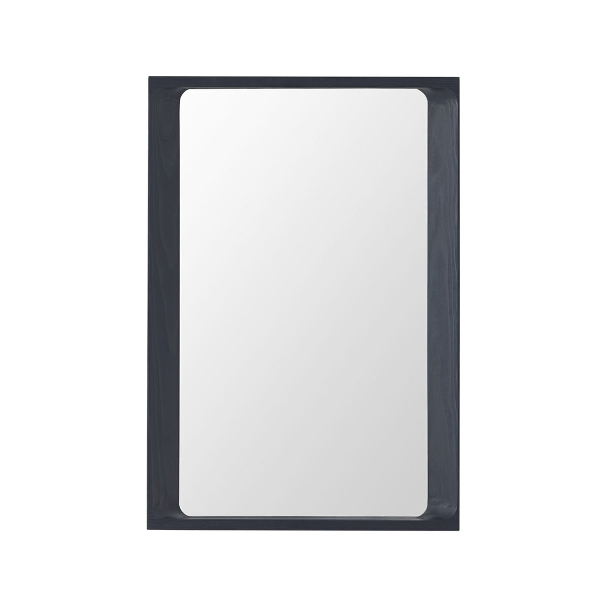 Arced Mirror - 80 × 55 cm, Midnight Blue - Mirrors - Muuto