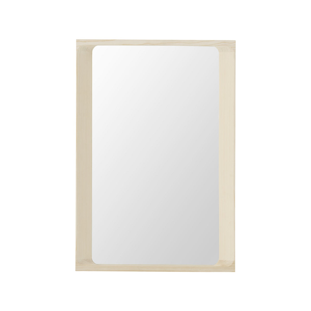 Arced Mirror - 80 × 55 cm, Spruce - Mirrors - Muuto