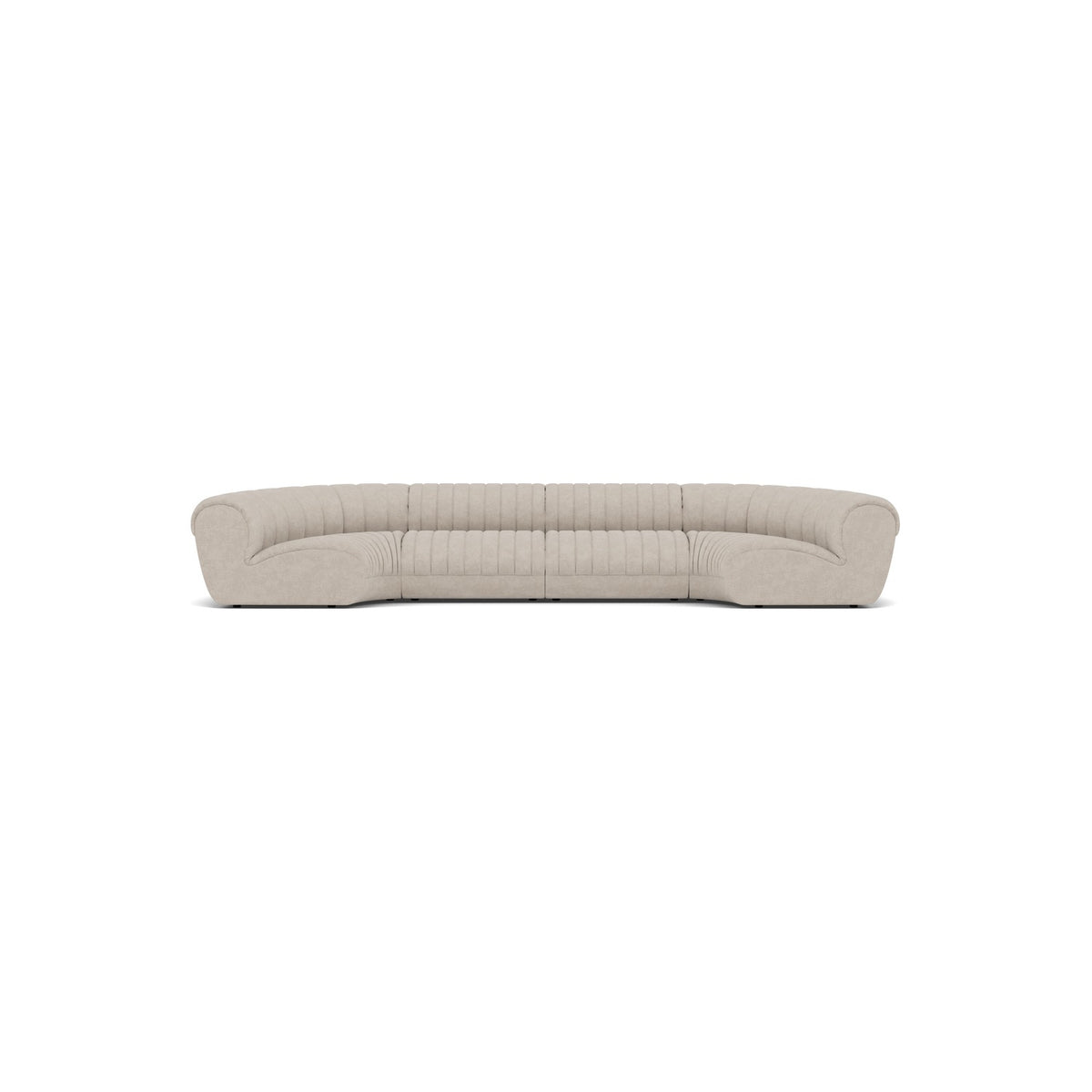 Coltre Modular Sofa - 4-Seater, Configuration 1, Turf / Sand - Sofas - Muuto