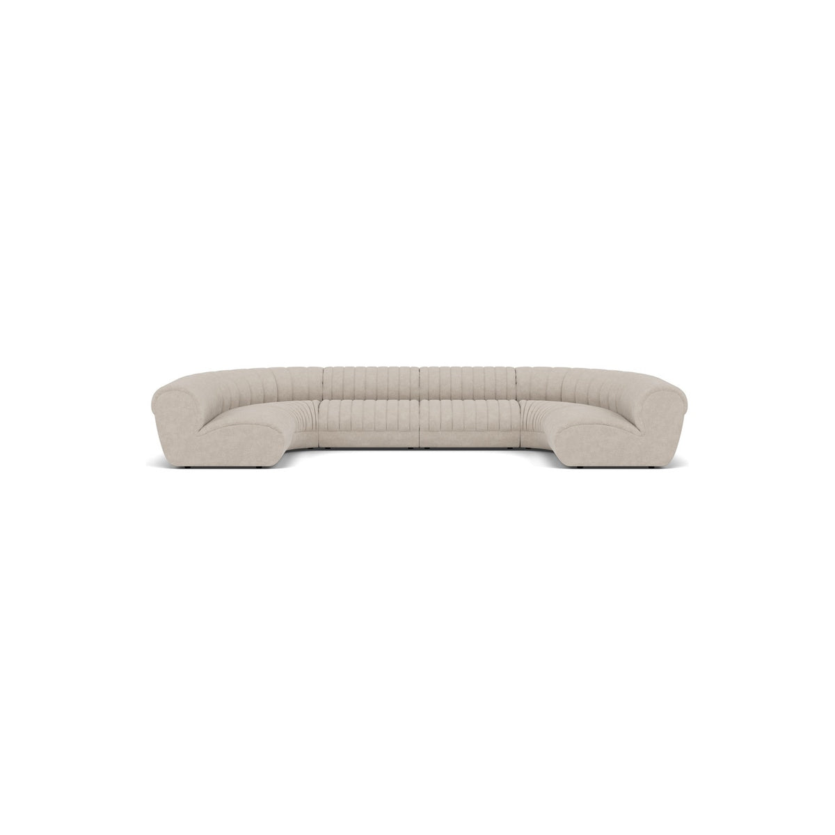 Coltre Modular Sofa - 6-Seater, Configuration 1, Turf / Sand - Sofas - Muuto