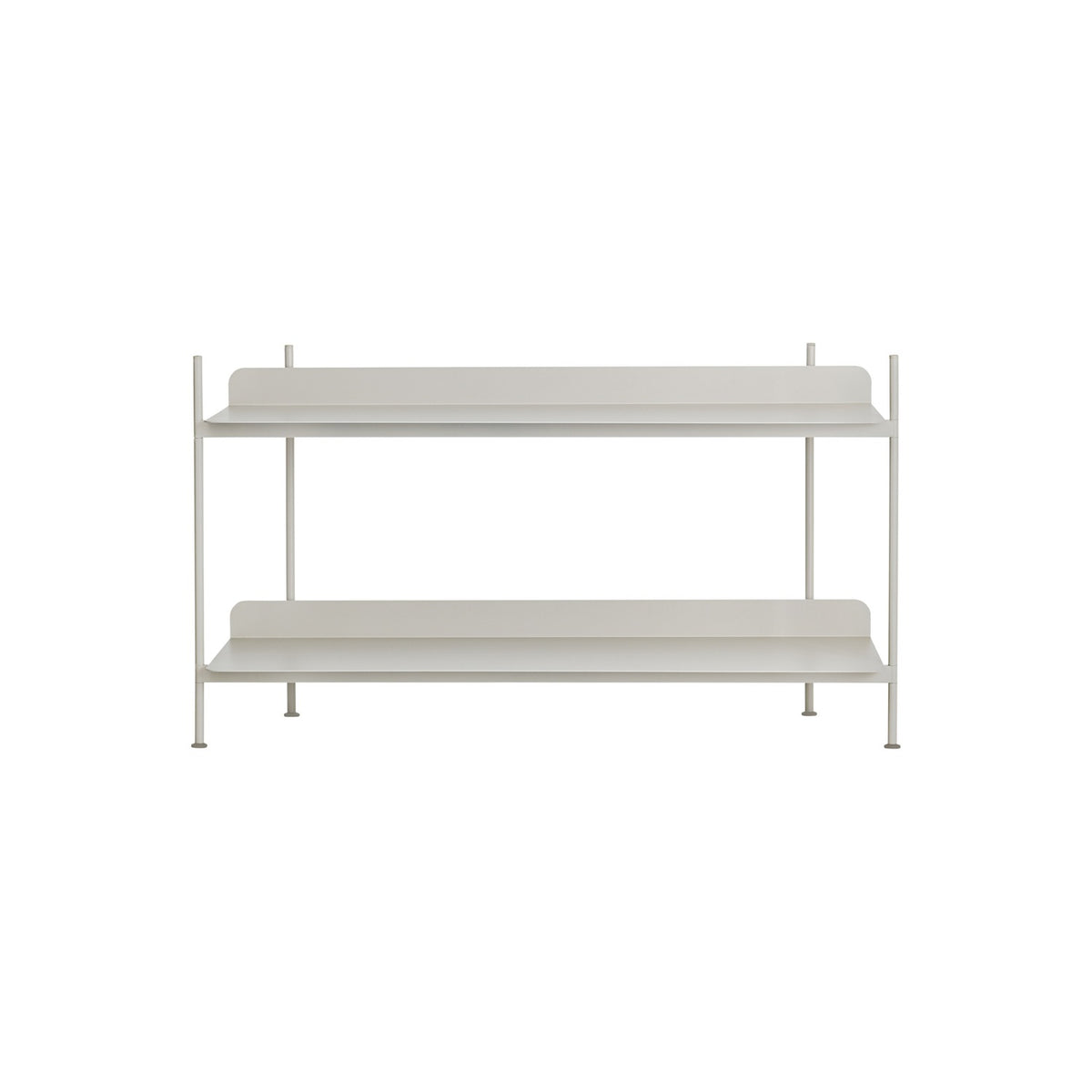 Compile Shelving System - Configuration 1, Grey - Shelving - Muuto