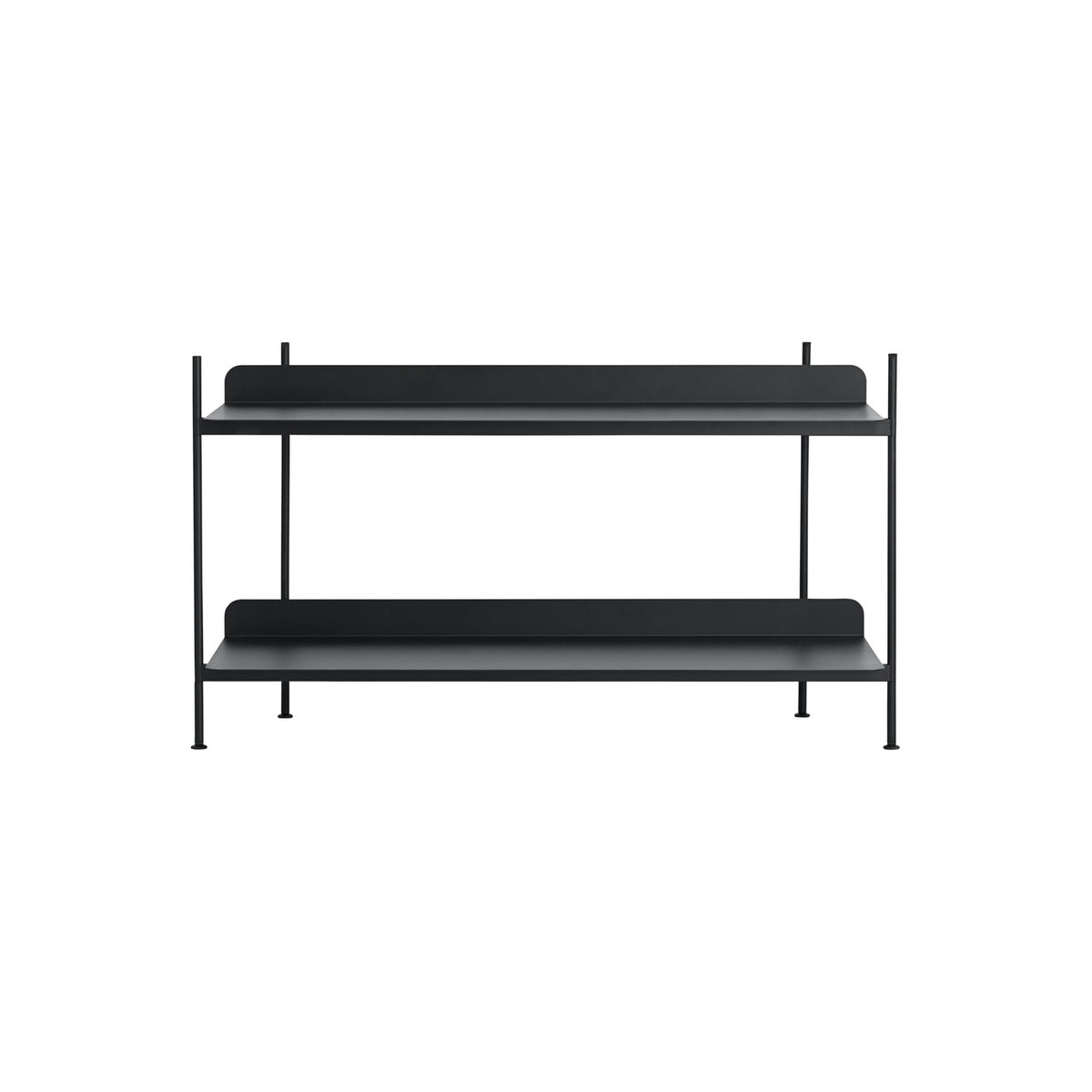 Compile Shelving System - Configuration 1, Black - Shelving - Muuto