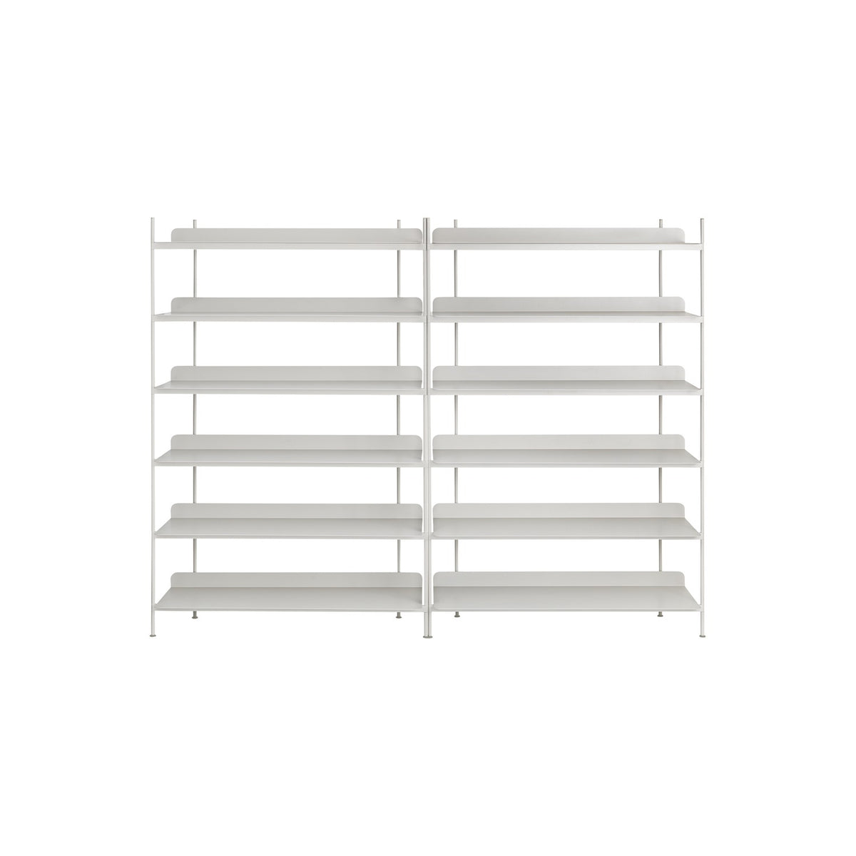 Compile Shelving System - Configuration 8, Grey - Shelving - Muuto