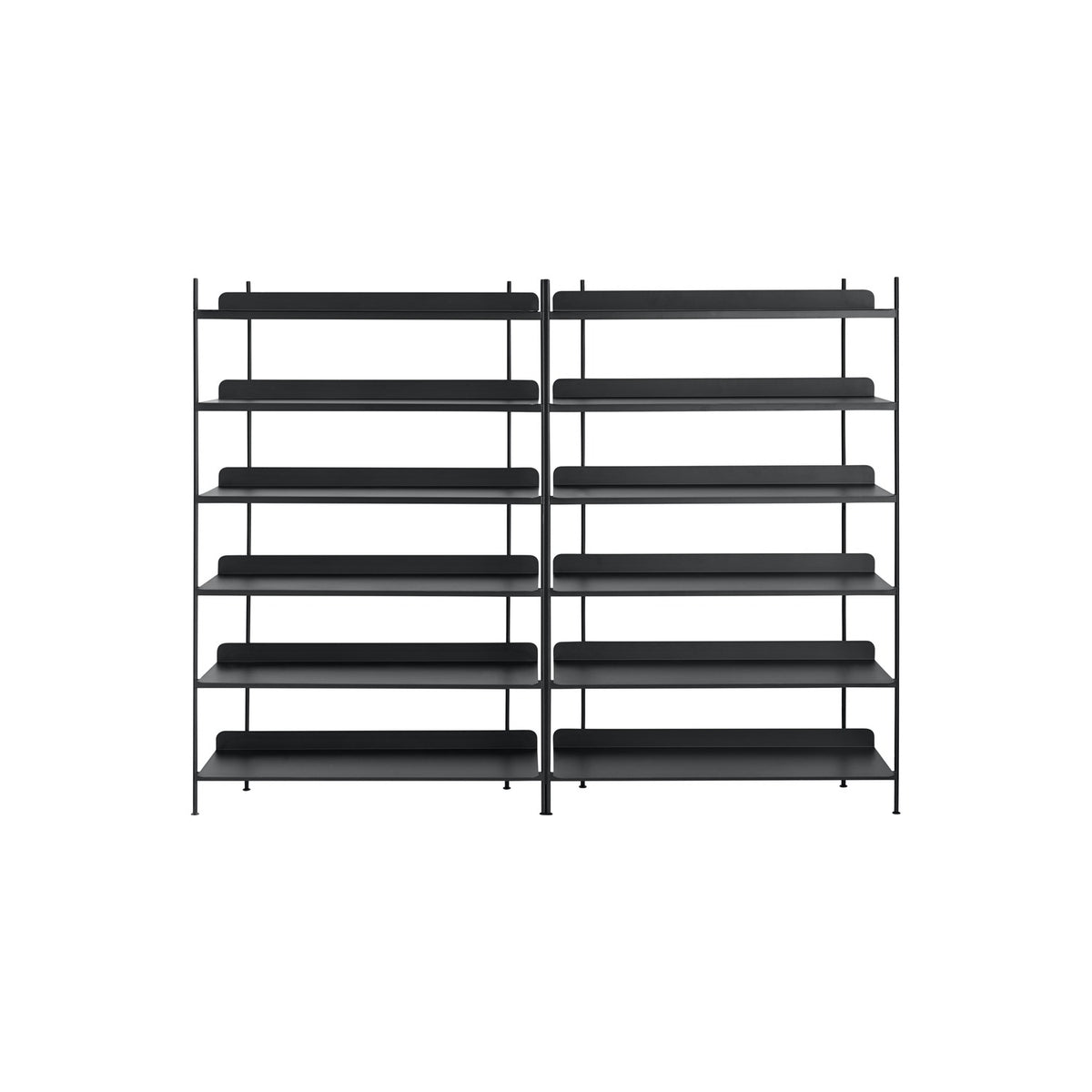 Compile Shelving System - Configuration 8, Black - Shelving - Muuto