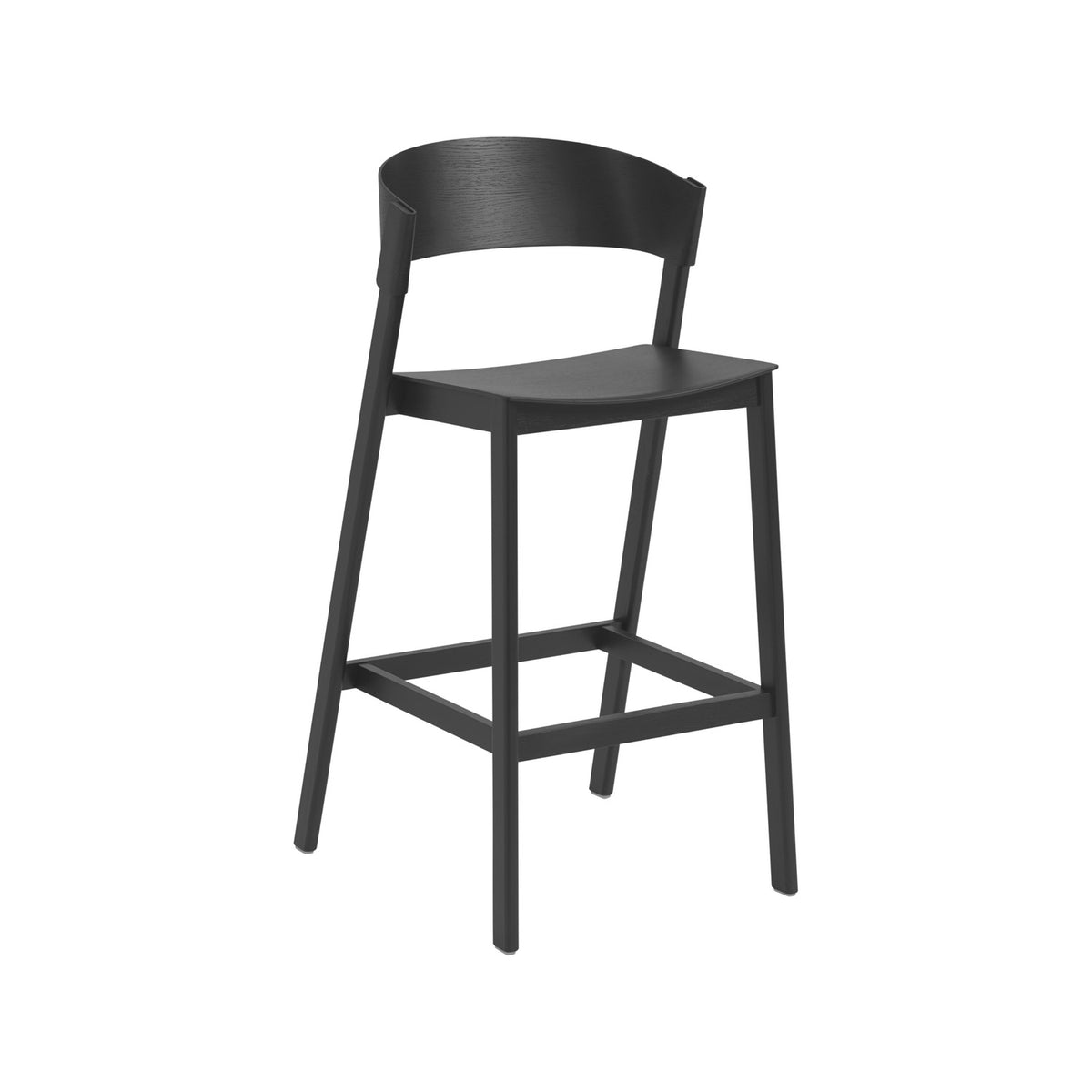 Cover Bar Stool - Black - Stools - Muuto