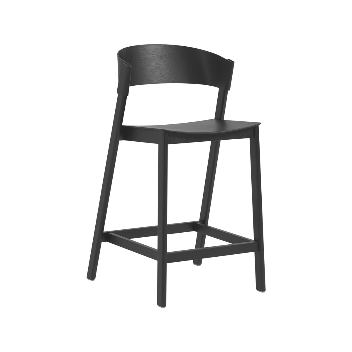Cover Counter Stool - Black - Stools - Muuto