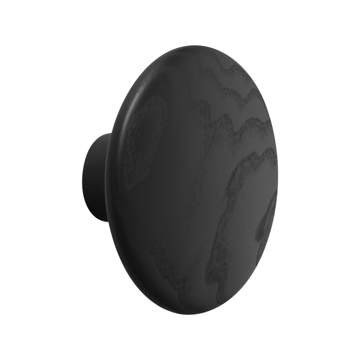 Dots Wood - Ø 13 cm, Black - Coat Rack - Muuto