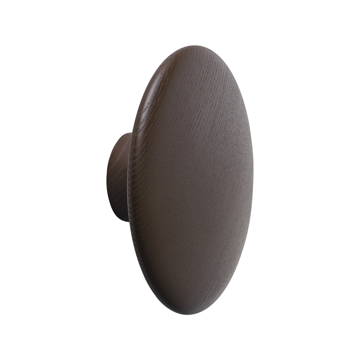 Dots Wood - Ø 13 cm, Brown Red - Coat Rack - Muuto