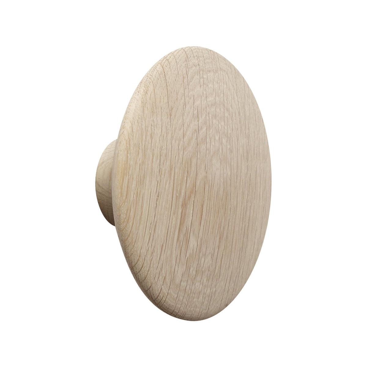 Dots Wood - Ø 17 cm, Oak - Coat Rack - Muuto