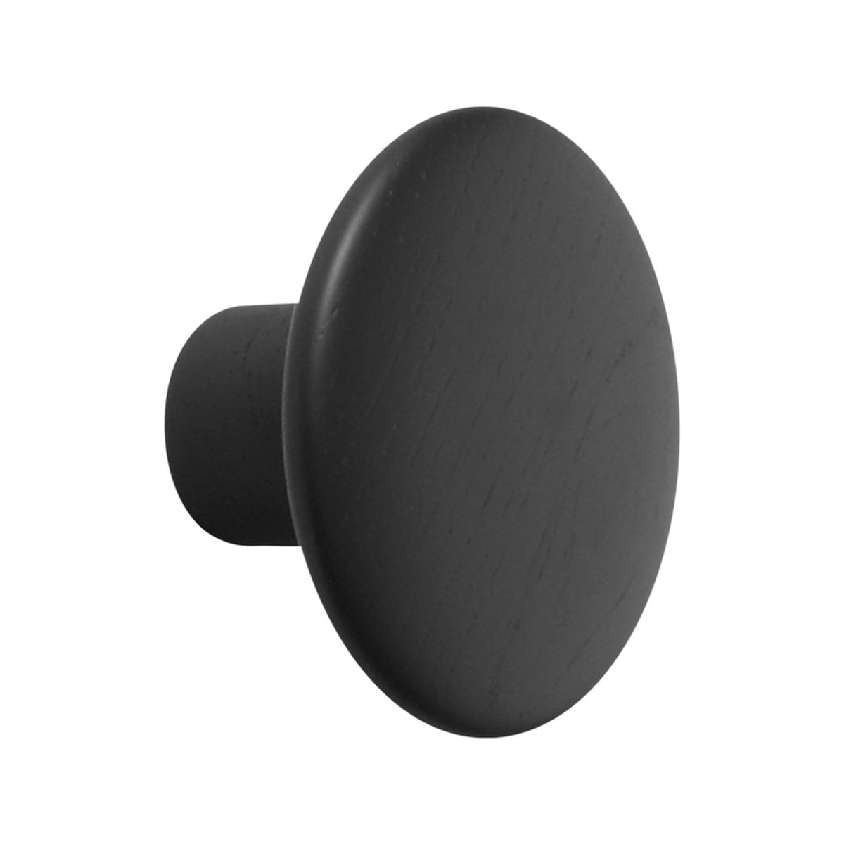 Dots Wood - Ø 6.5 cm, Black - Coat Rack - Muuto
