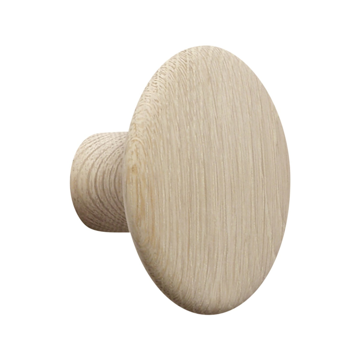 Dots Wood - Ø 6.5 cm, Oak - Coat Rack - Muuto