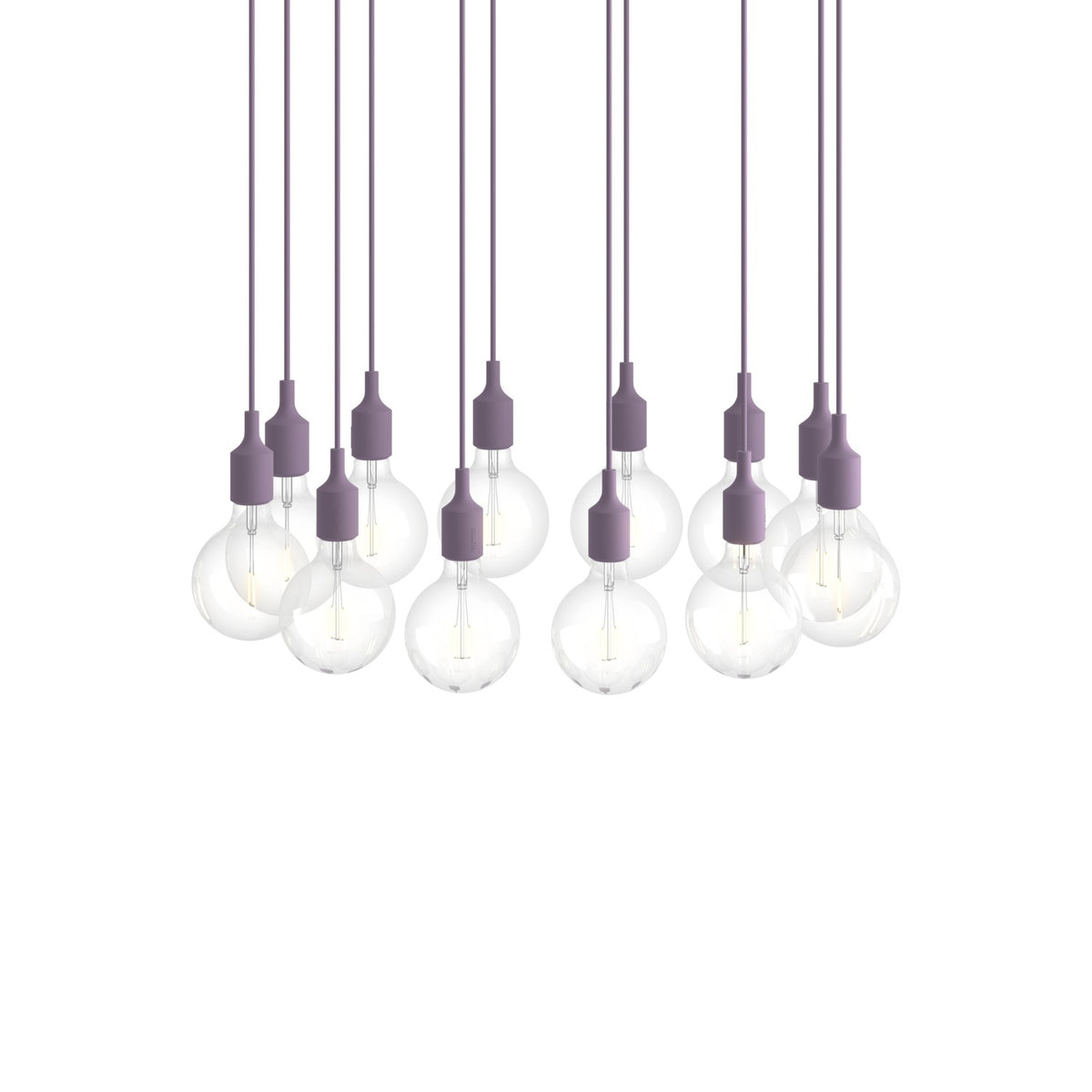 E27 Pendant Cluster - Dusty Lilac - Pendant Lights - Muuto