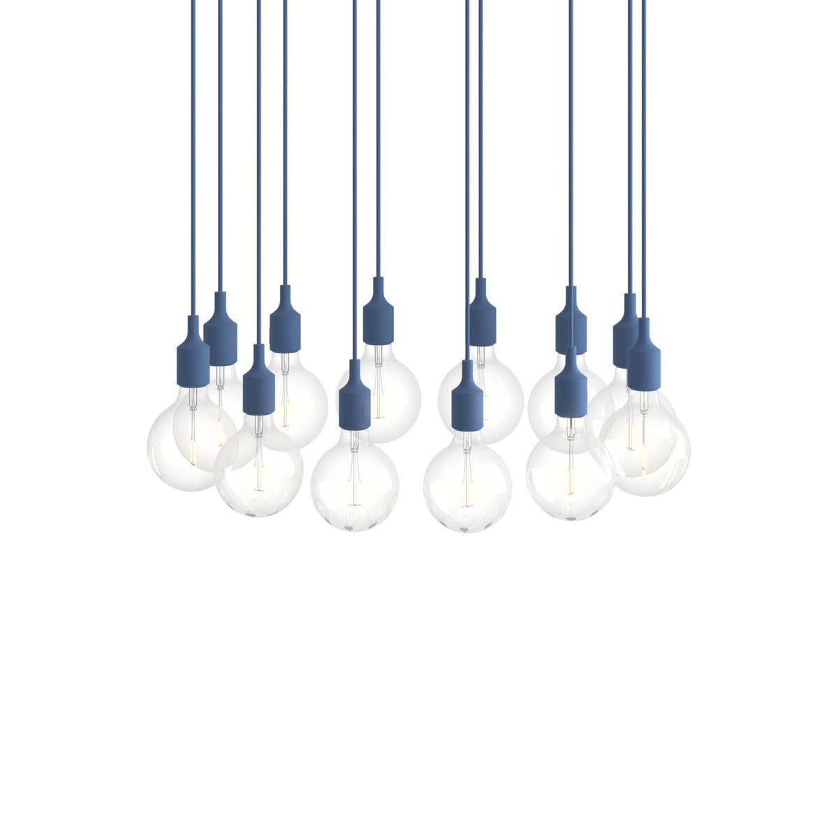 E27 Pendant Cluster - Pale Blue - Pendant Lights - Muuto