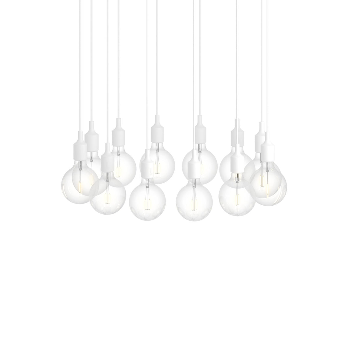 E27 Pendant Cluster - White - Pendant Lights - Muuto