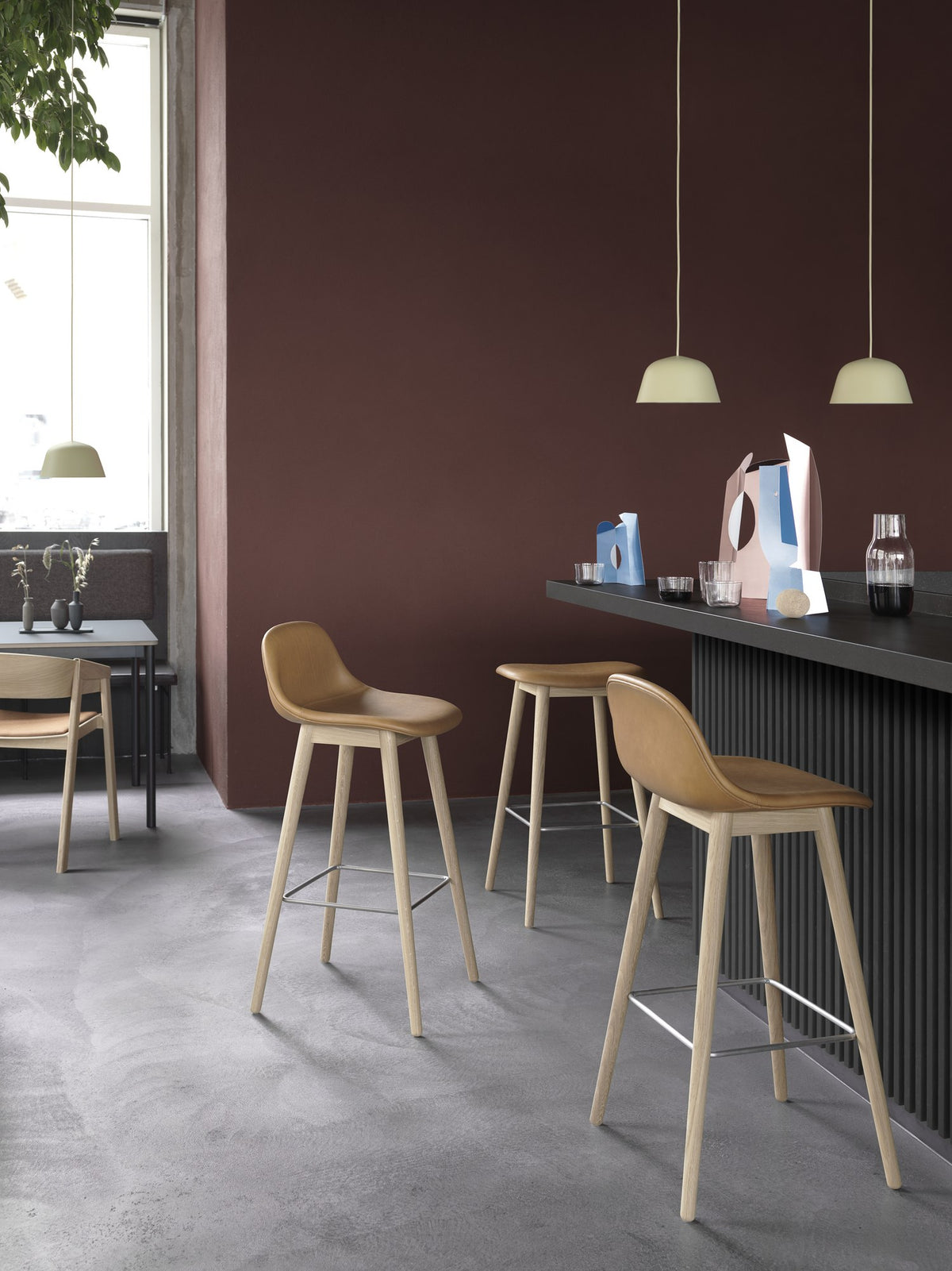 Fiber Bar Stool - Stools - Muuto