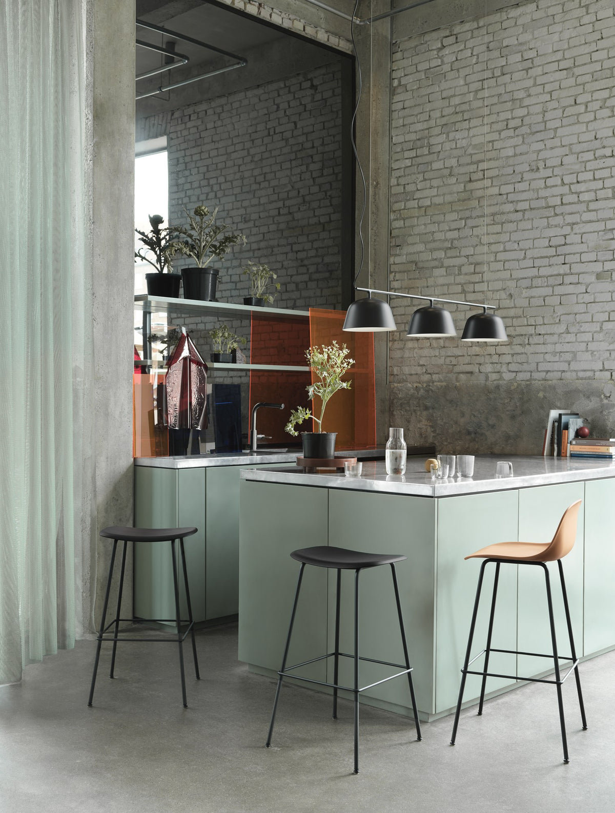 Fiber Counter Stool - Stools - Muuto
