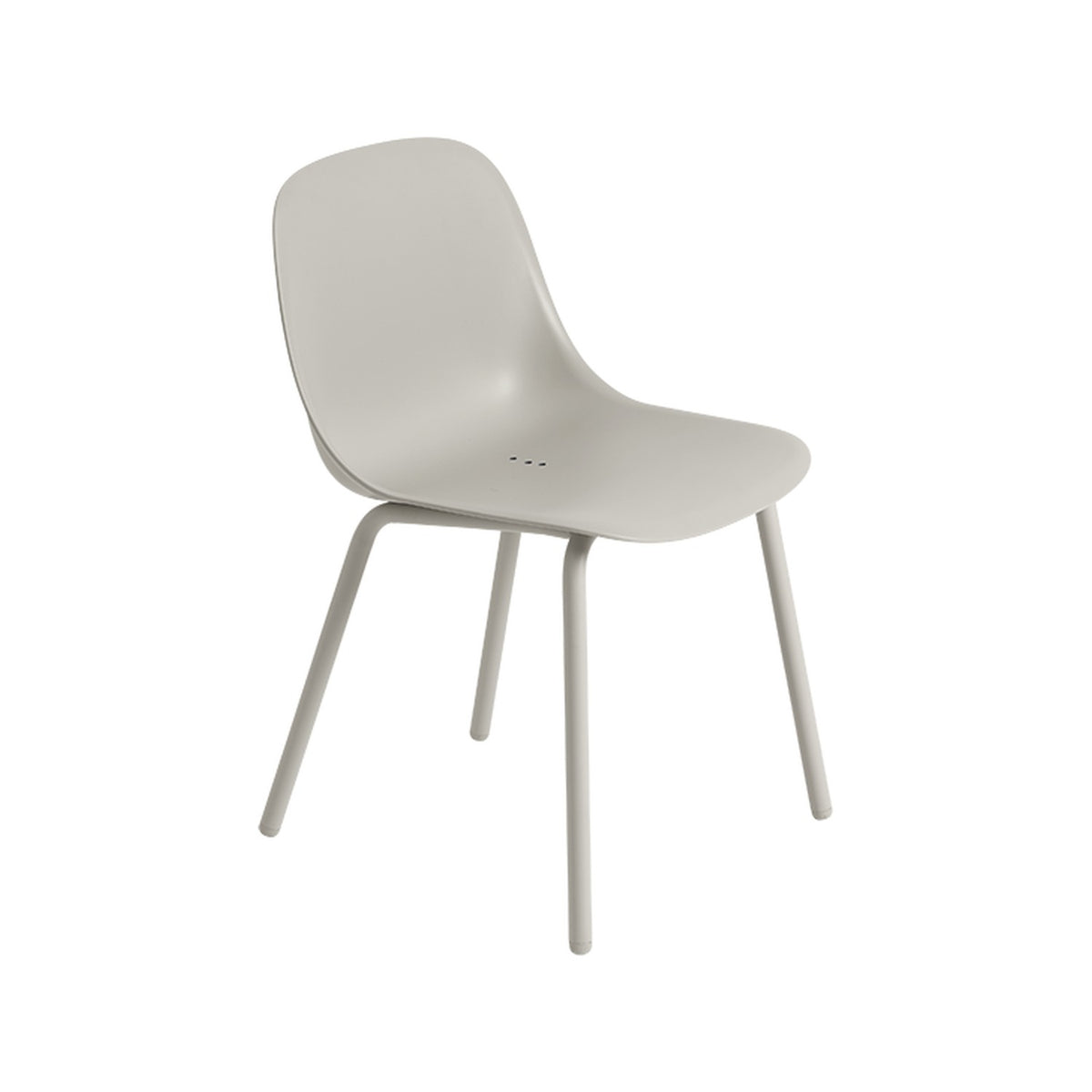 Fiber Outdoor Side Chair - Grey - Outdoor Dining Chairs - Muuto