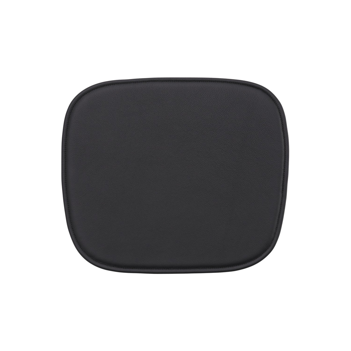 Fiber Seat Pad - Armchair / Side Chair, Easy Leather Black - Seat Pads & Cushions - Muuto