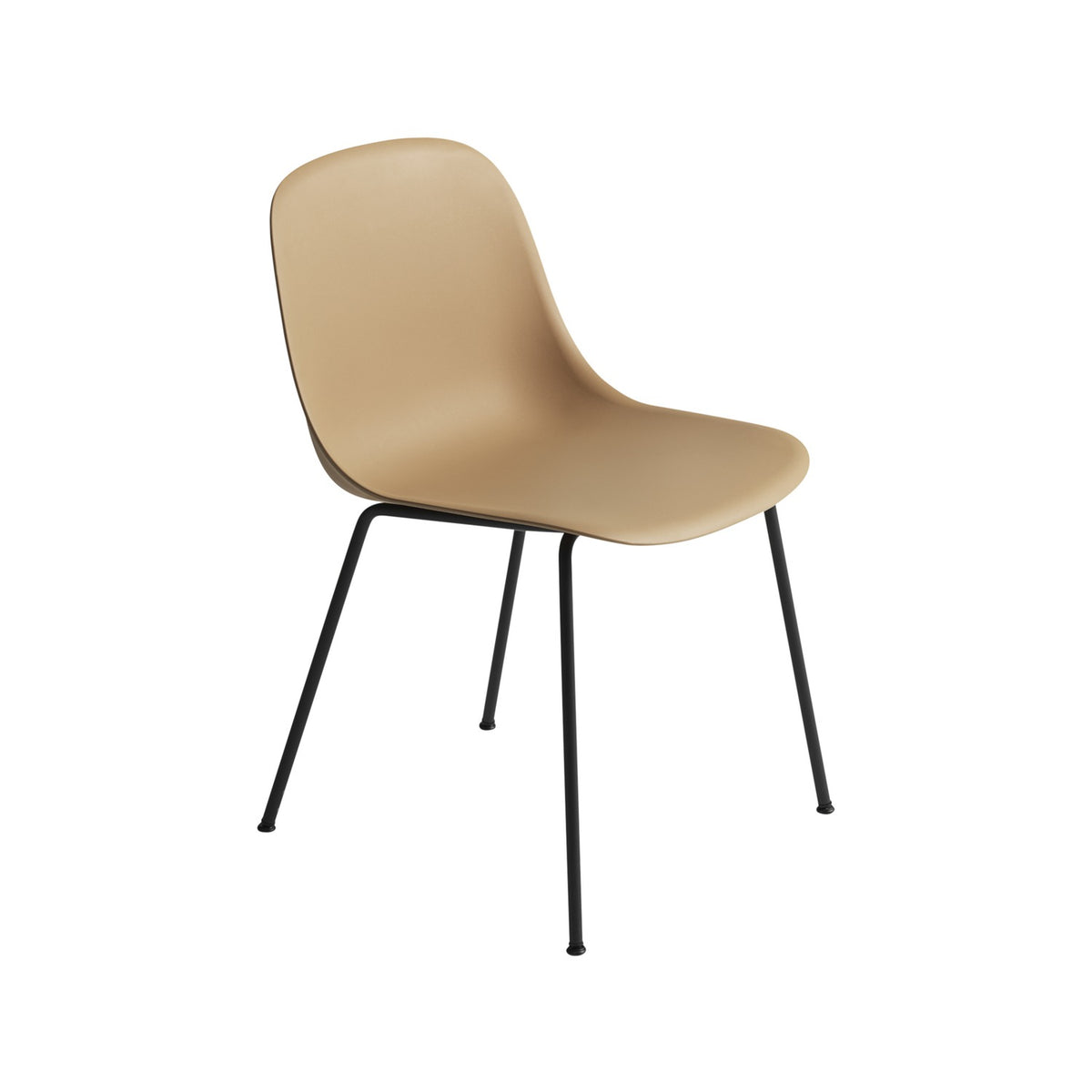 Fiber Side Chair - Tube Base, Ochre - Chairs - Muuto