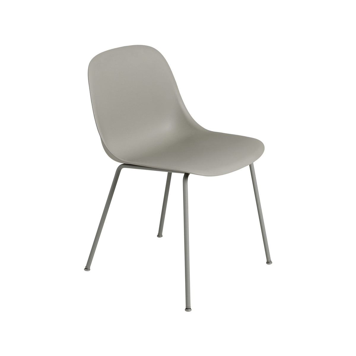 Fiber Side Chair - Tube Base, Grey - Chairs - Muuto