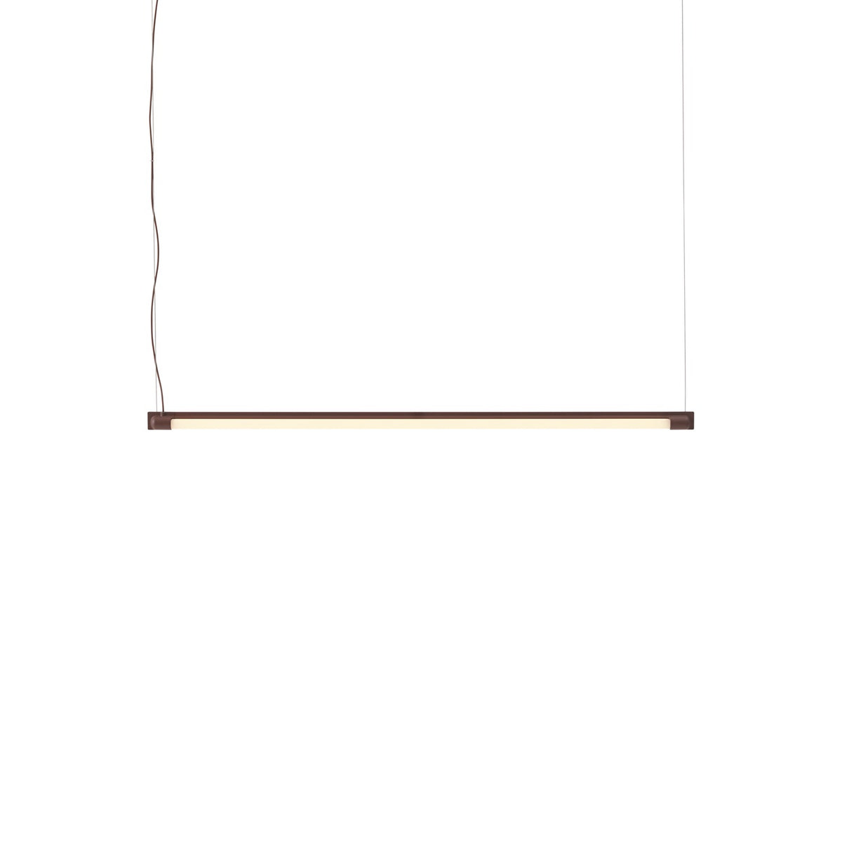Fine Suspension Lamp - 90 cm, Deep Red - Pendant Lights - Muuto