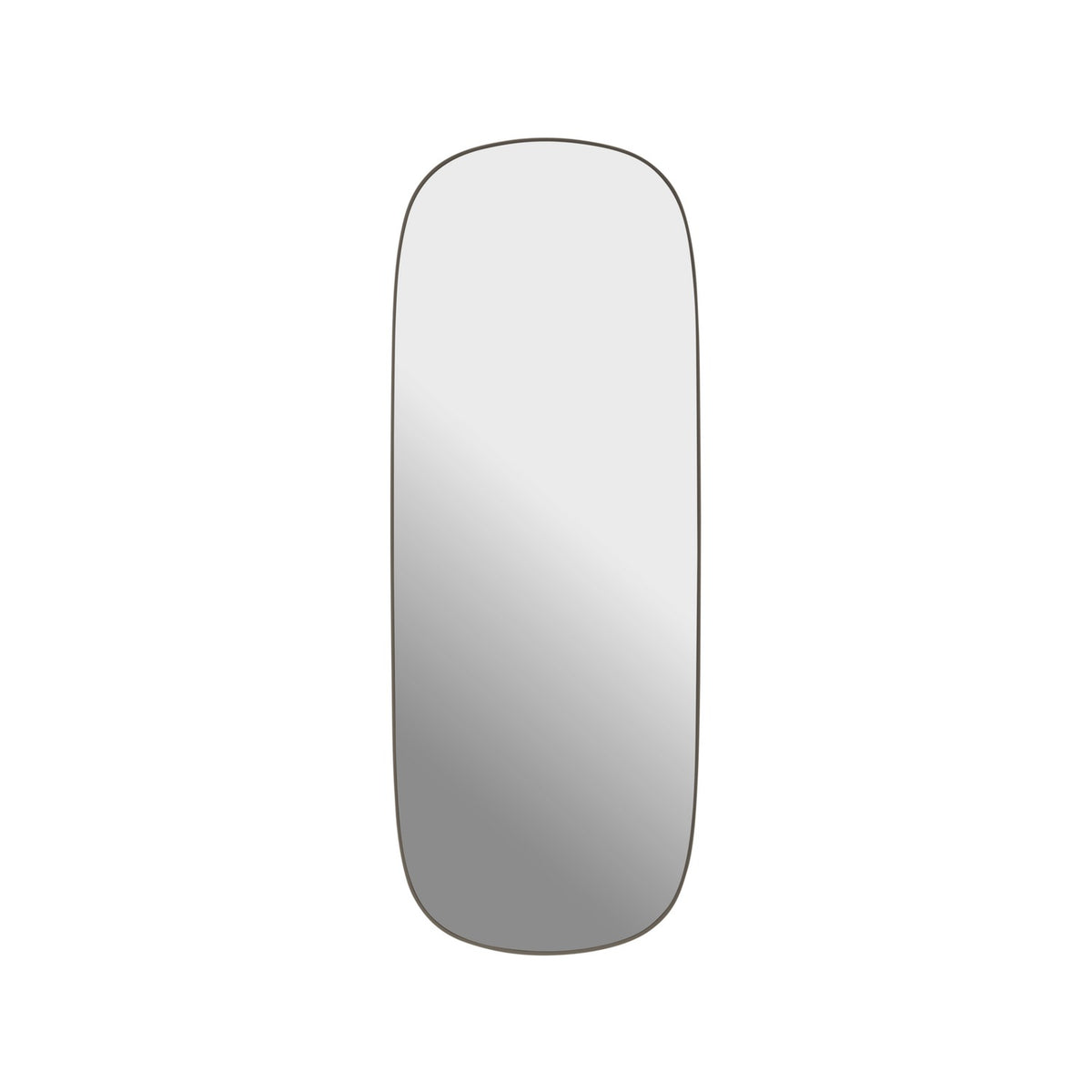 Framed Mirror - 118 × 44.5 cm, Taupe - Mirrors - Muuto