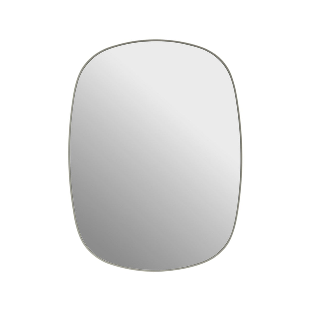 Framed Mirror - 59 × 44 cm, Grey - Mirrors - Muuto