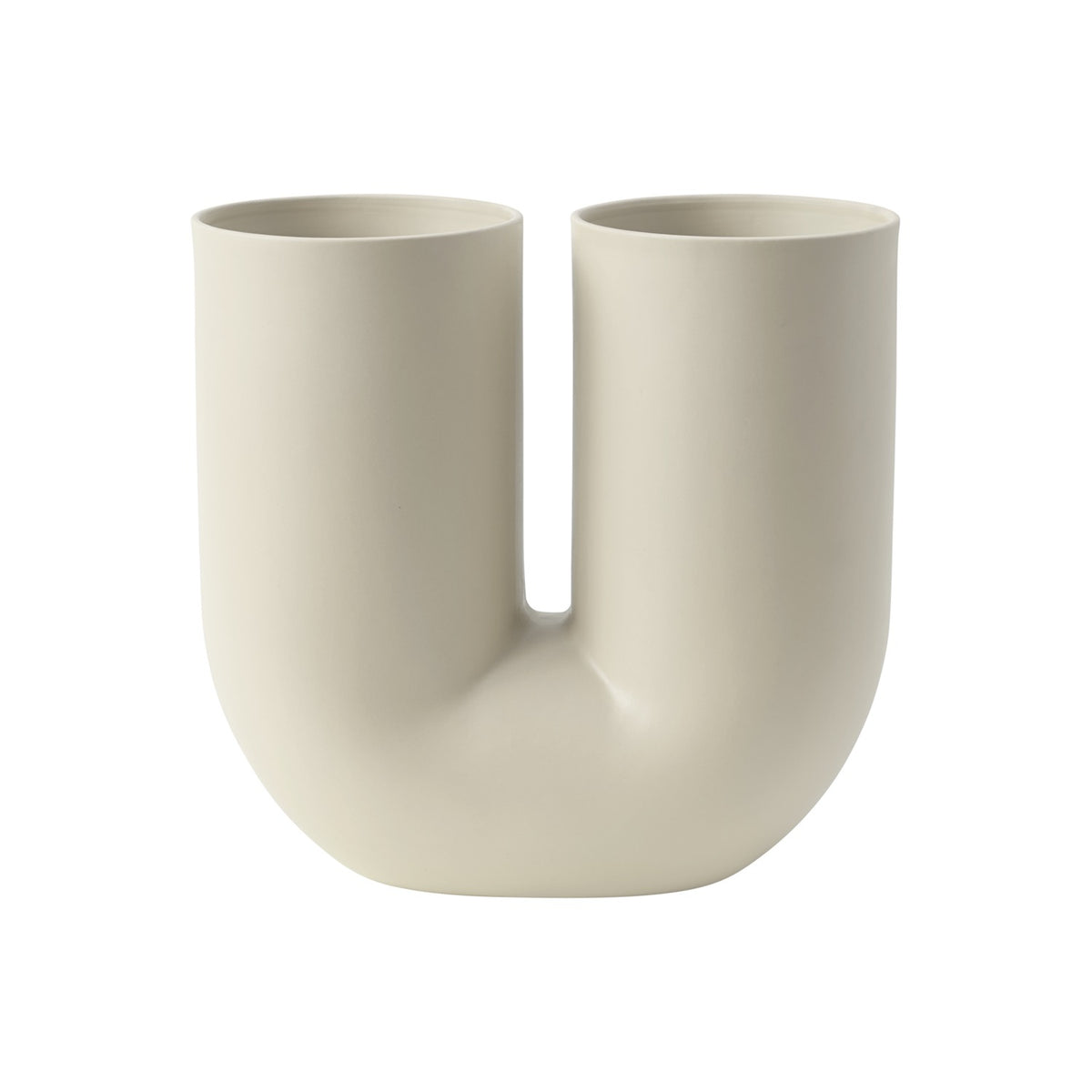 Kink Vase - H 26.5 cm, Sand - Vase - Muuto