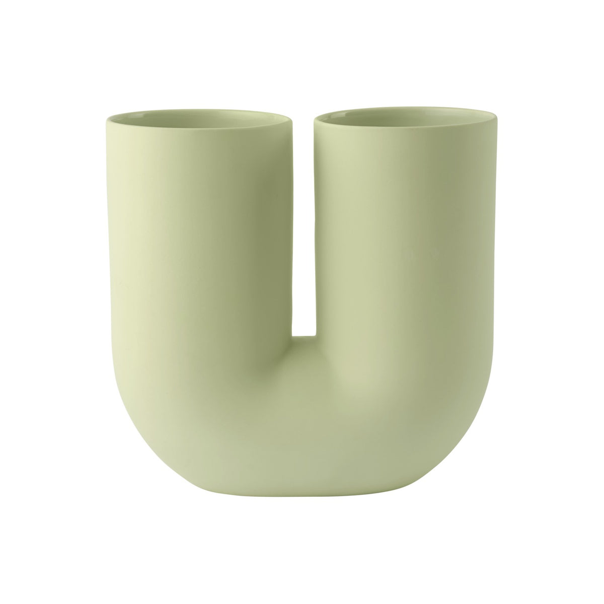 Kink Vase - H 26.5 cm, Light Green - Vase - Muuto