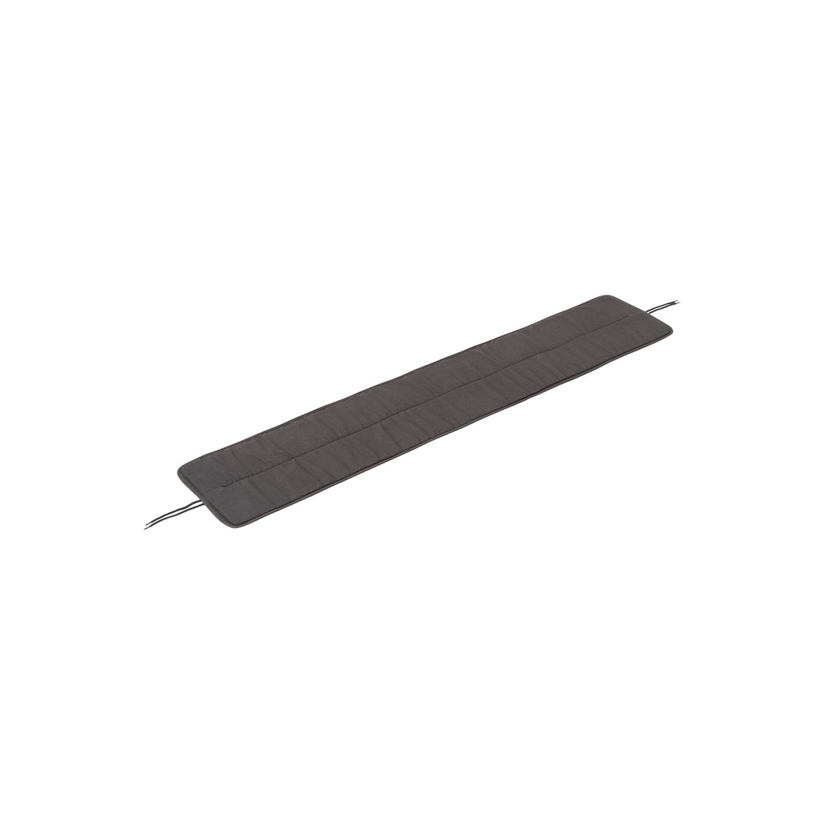 Linear Steel Seat Pad - Bench 170 cm, Dark Grey - Seat Pads & Cushions - Muuto