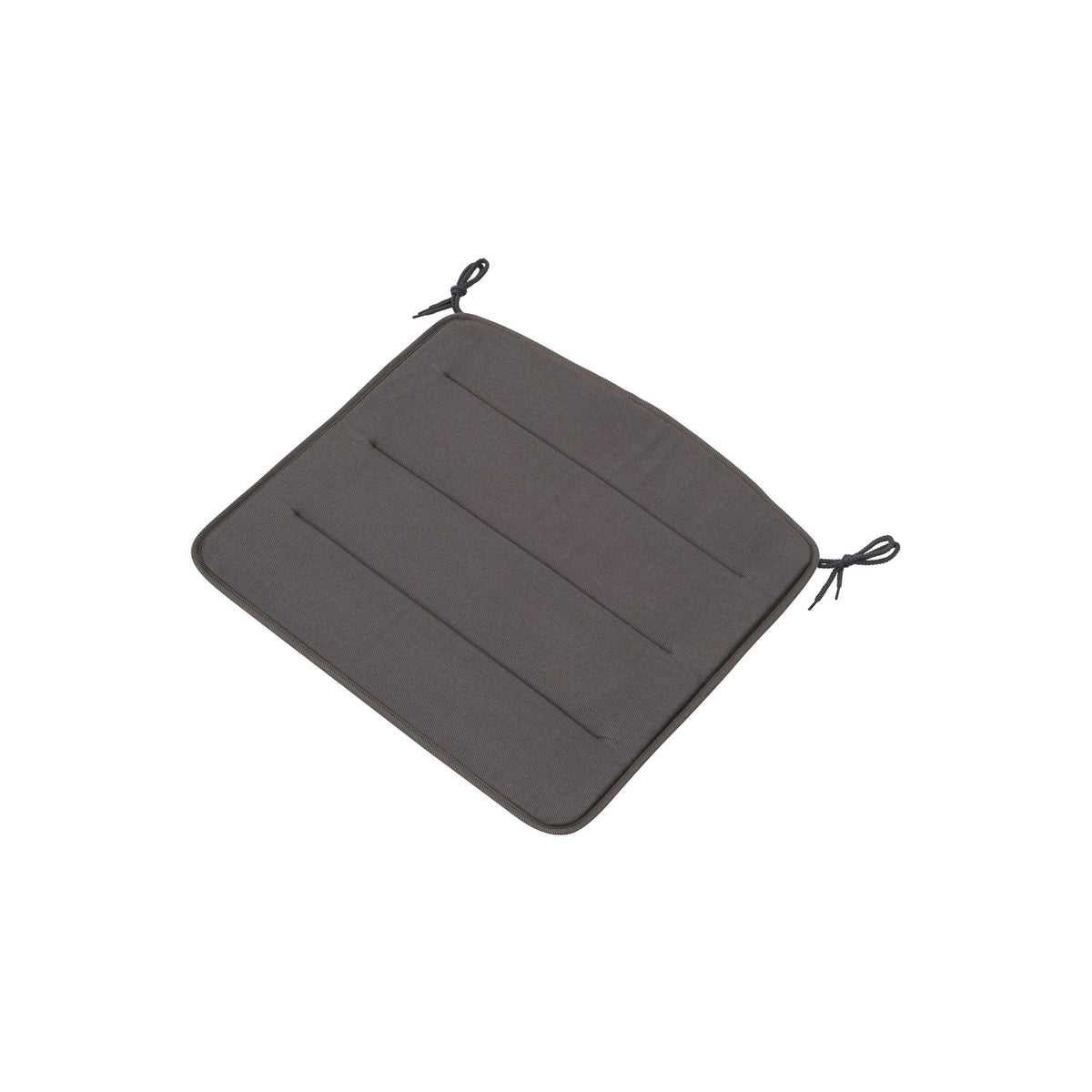 Linear Steel Seat Pad - Lounge Chair, Dark Grey - Seat Pads & Cushions - Muuto
