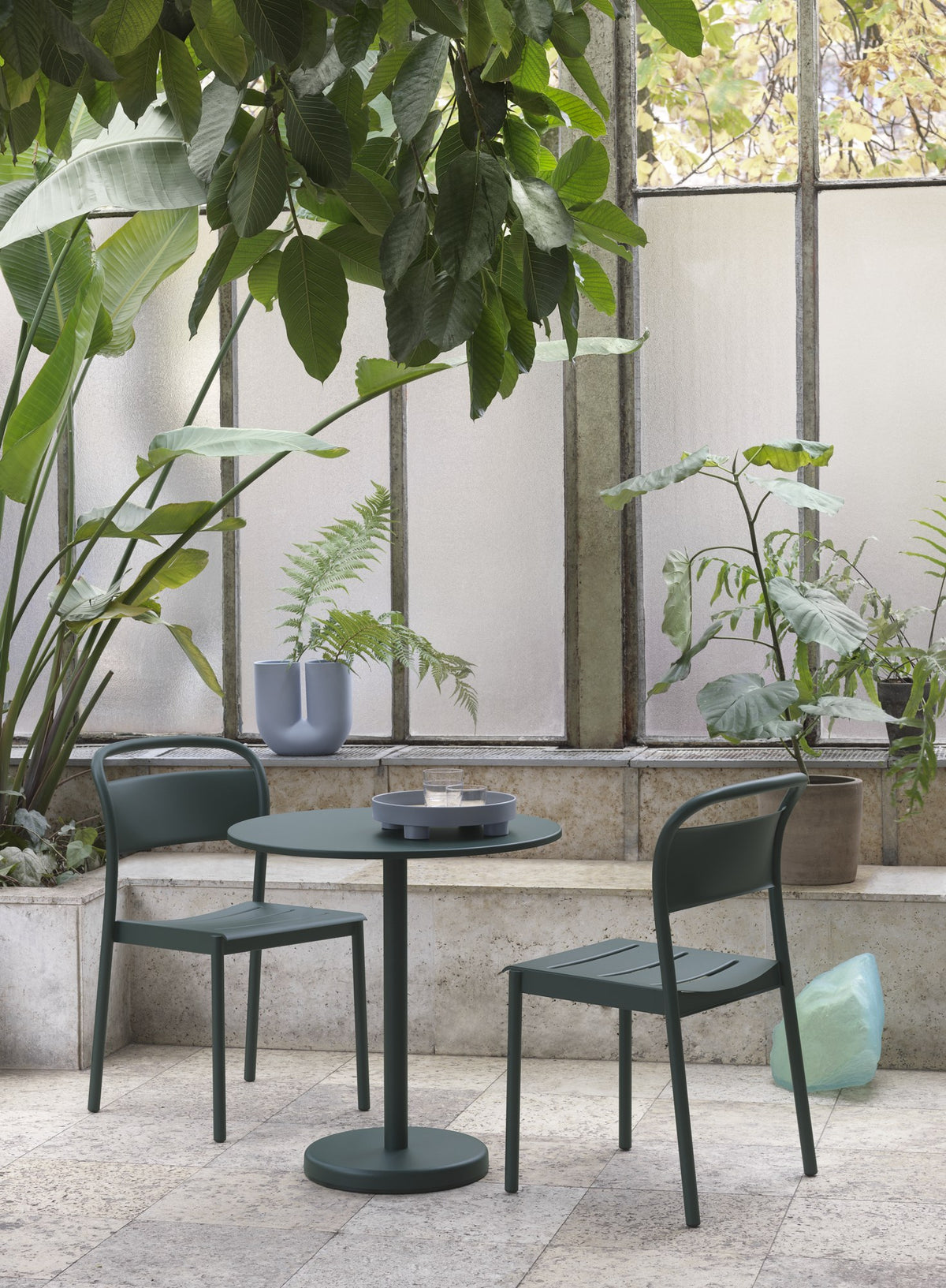 Linear Steel Side Chair - Outdoor Dining Chairs - Muuto