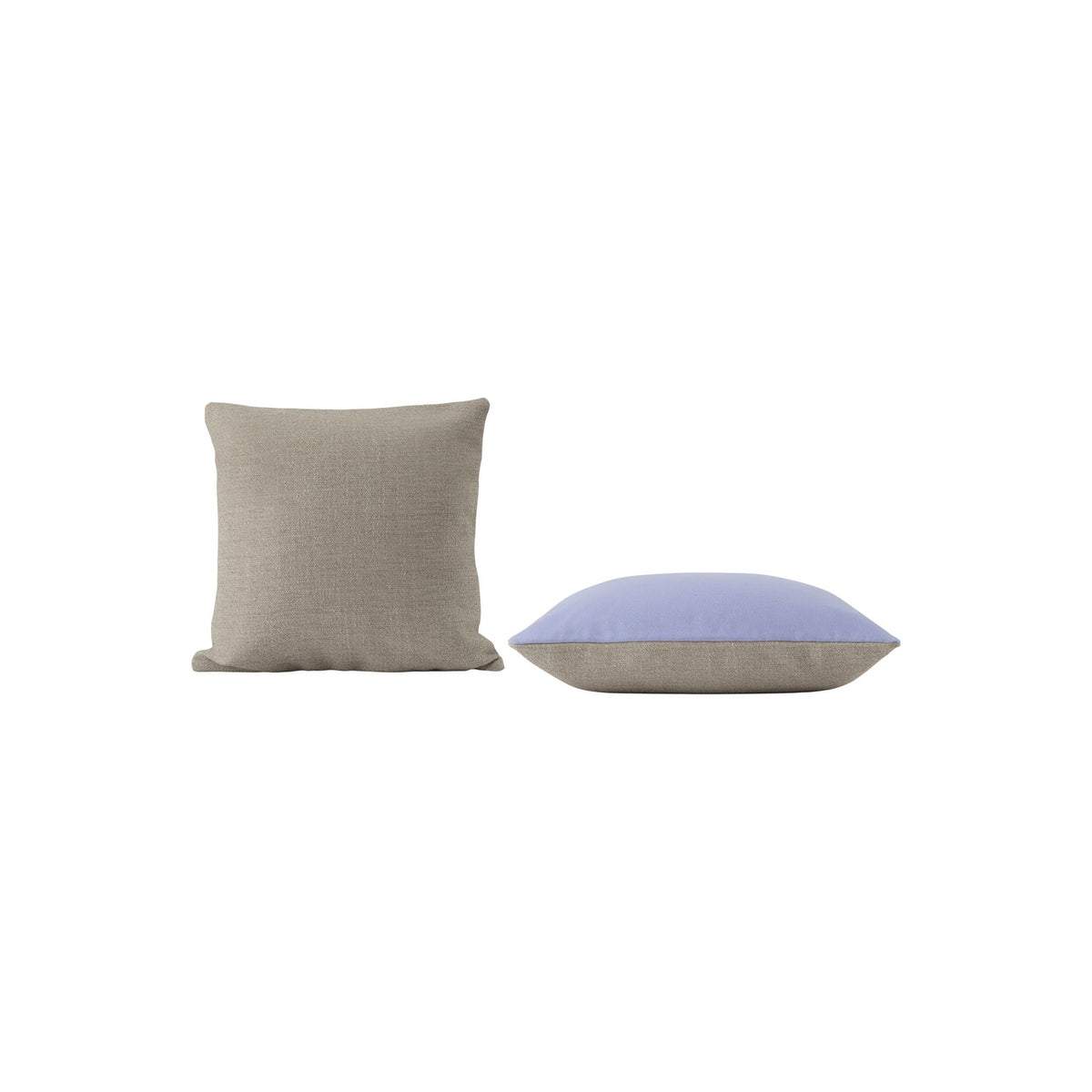Mingle Cushion - 45 × 45 cm, Sand / Lilac - Cushions - Muuto